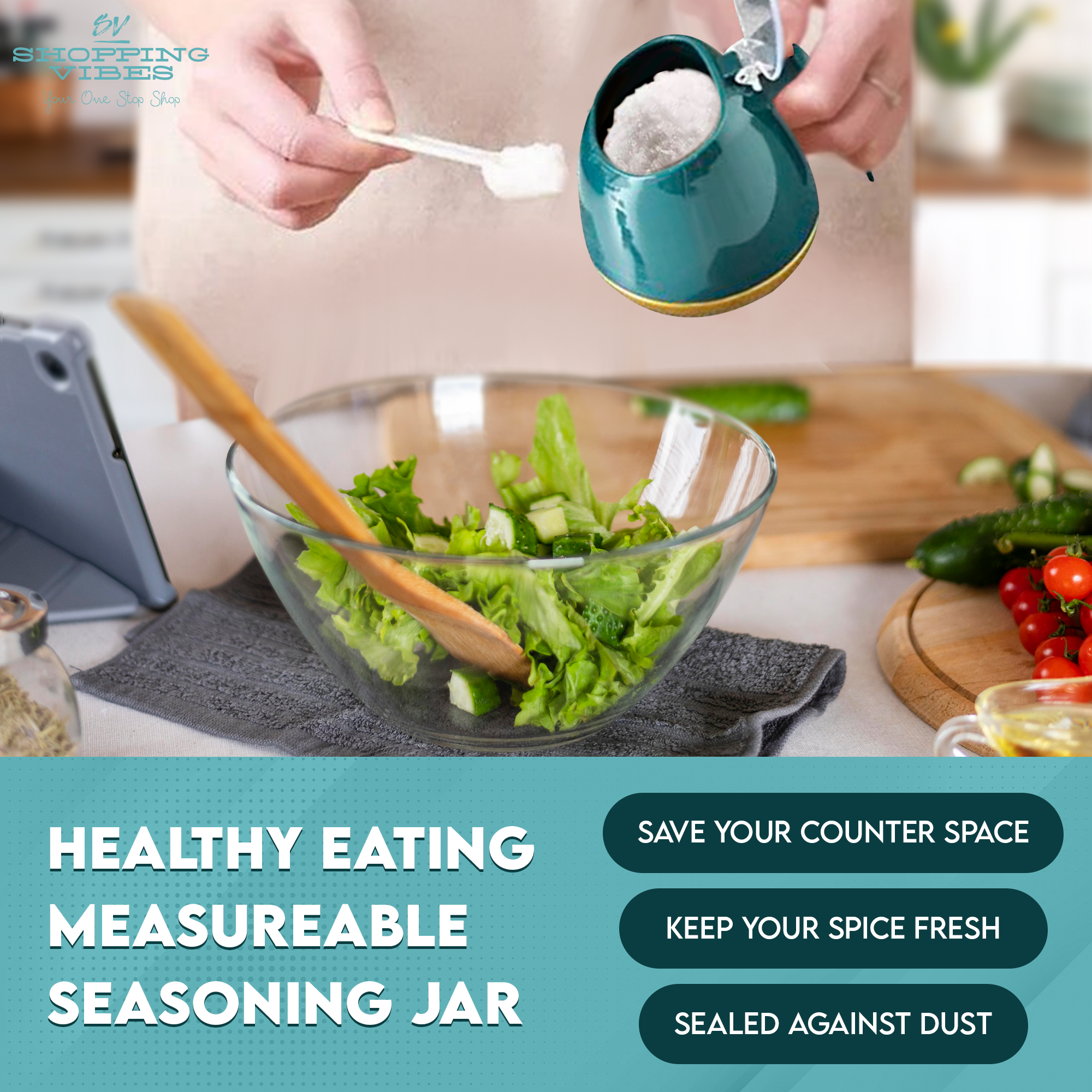 Spices Jars Set with Stand