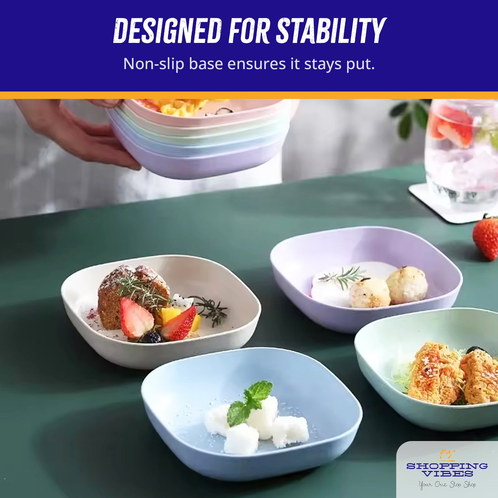 Snack & Fruits Plates Set