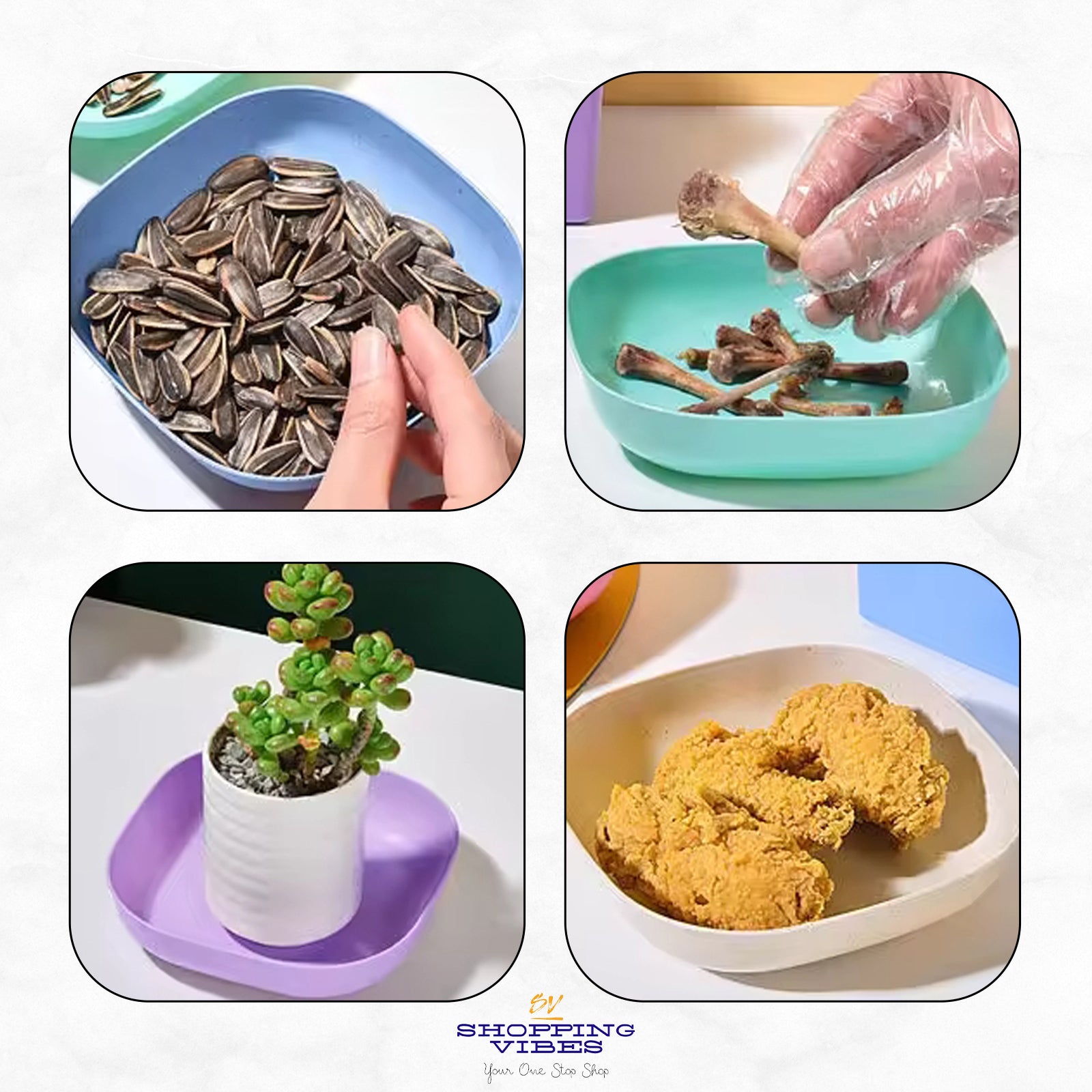 Snack & Fruits Plates Set