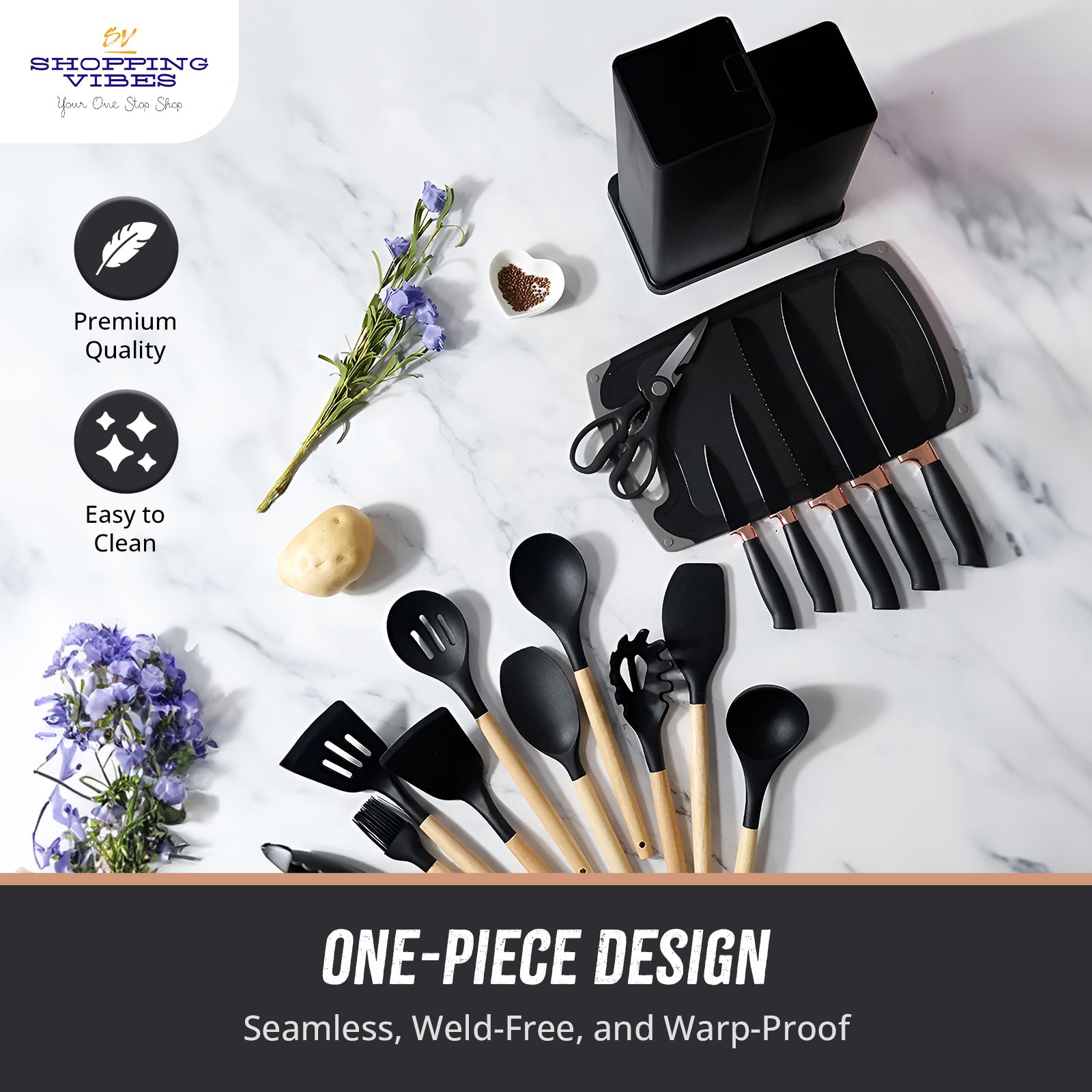 Kitchen Utensils 19 pcs Set