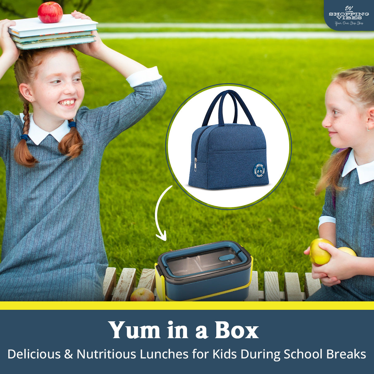 Bento Lunch Box with Bag Set