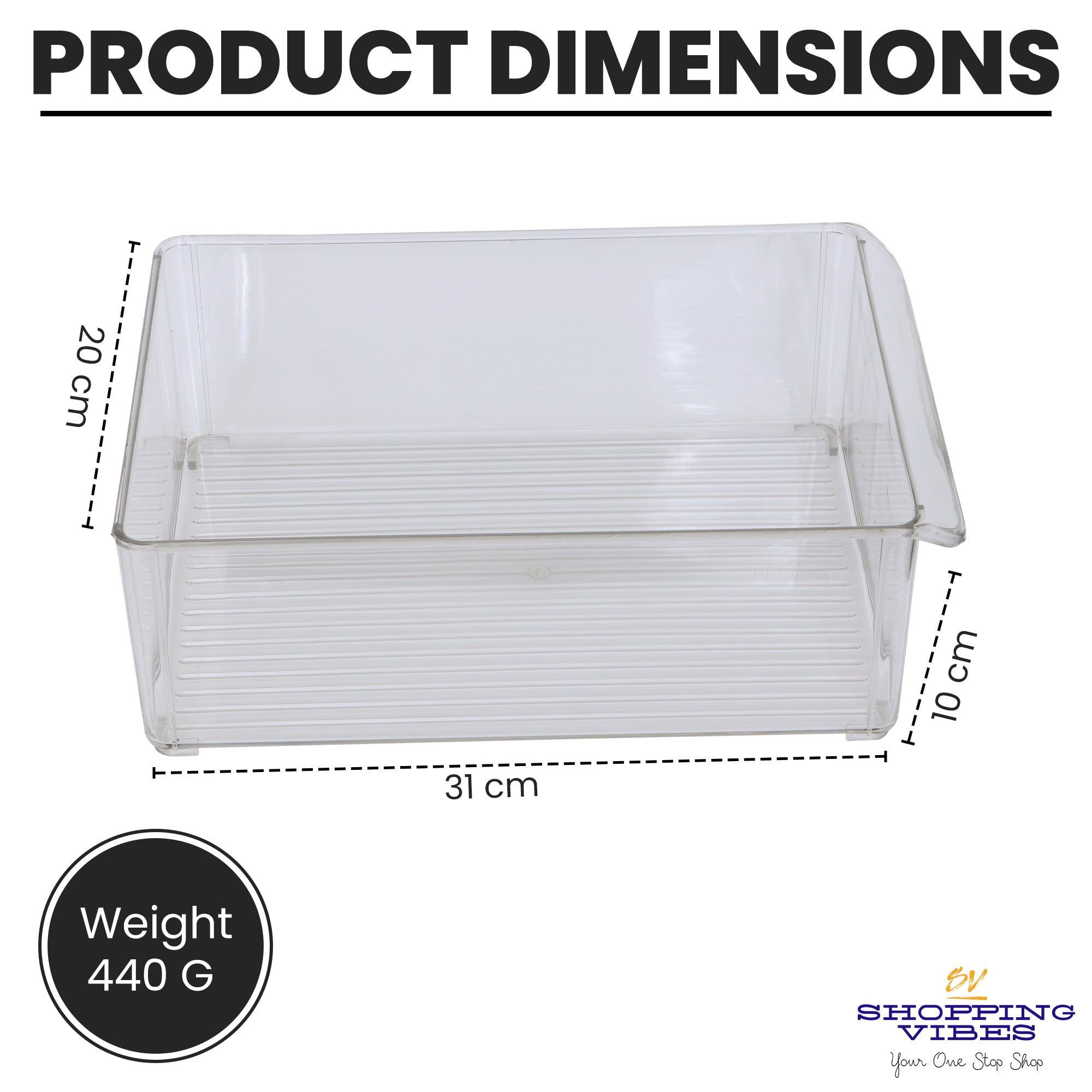 Fridge Storage Organizer Without Lid