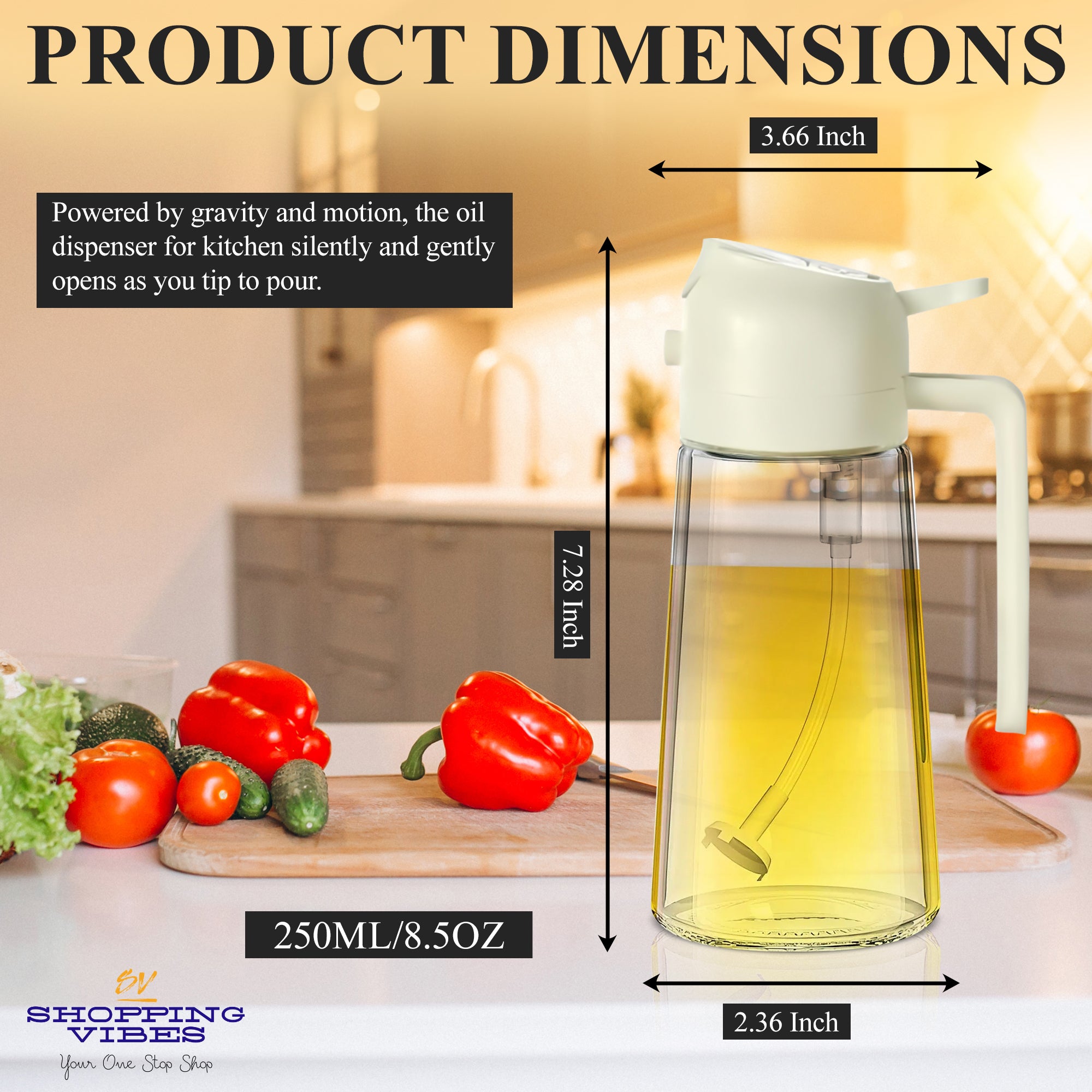 2-in-1 Oil Dispenser and Sprayer