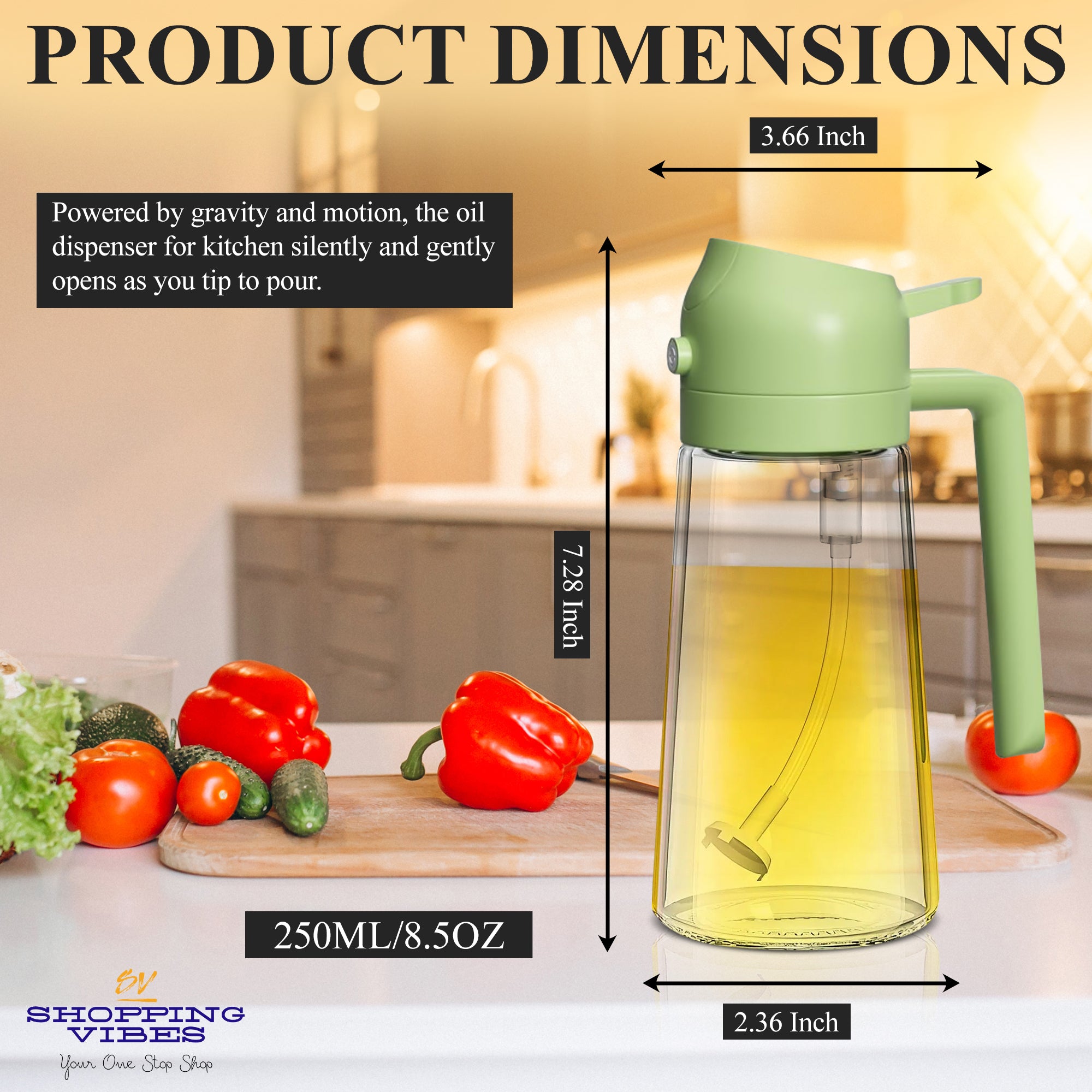 2-in-1 Oil Dispenser and Sprayer