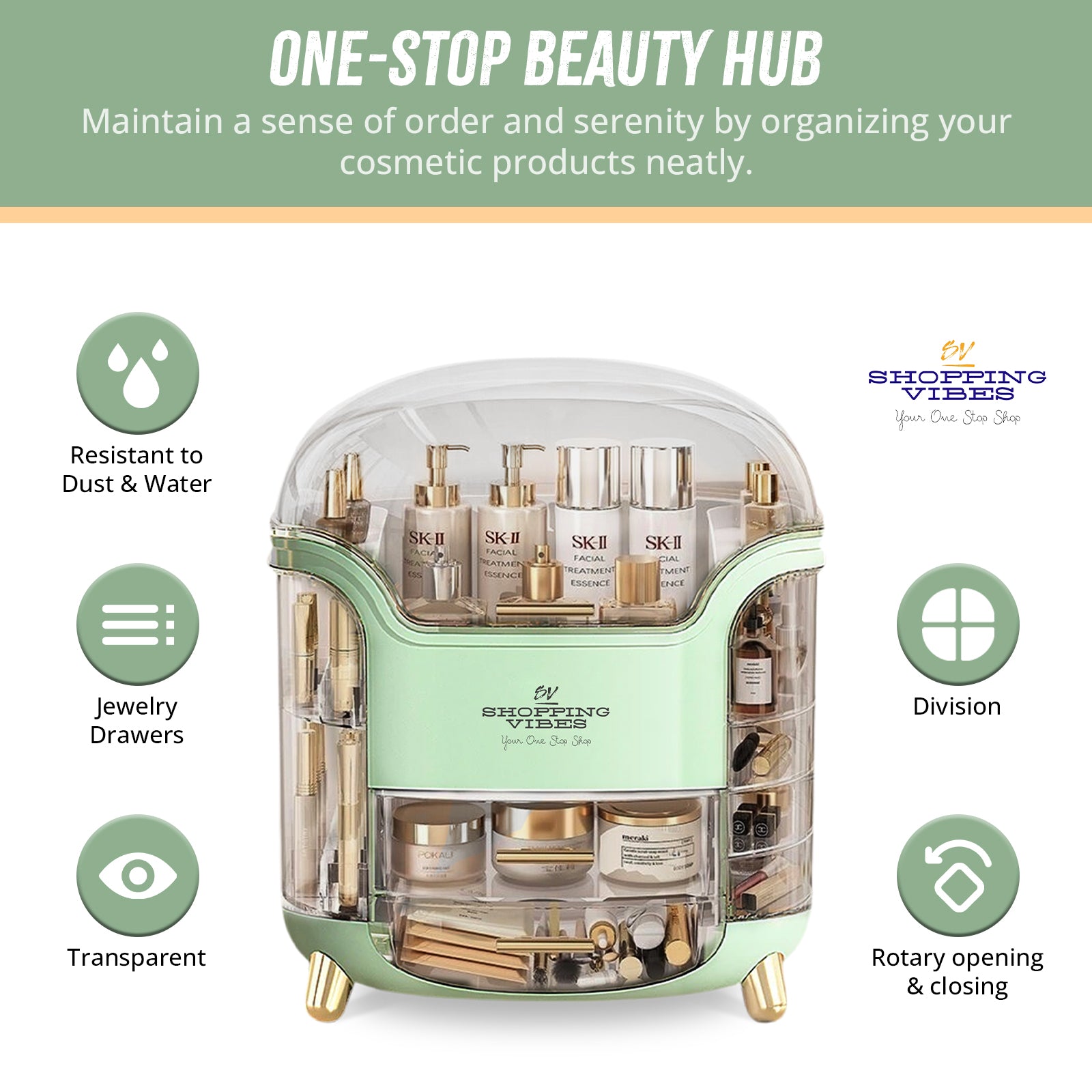 Cosmetics & Makeup Organizer