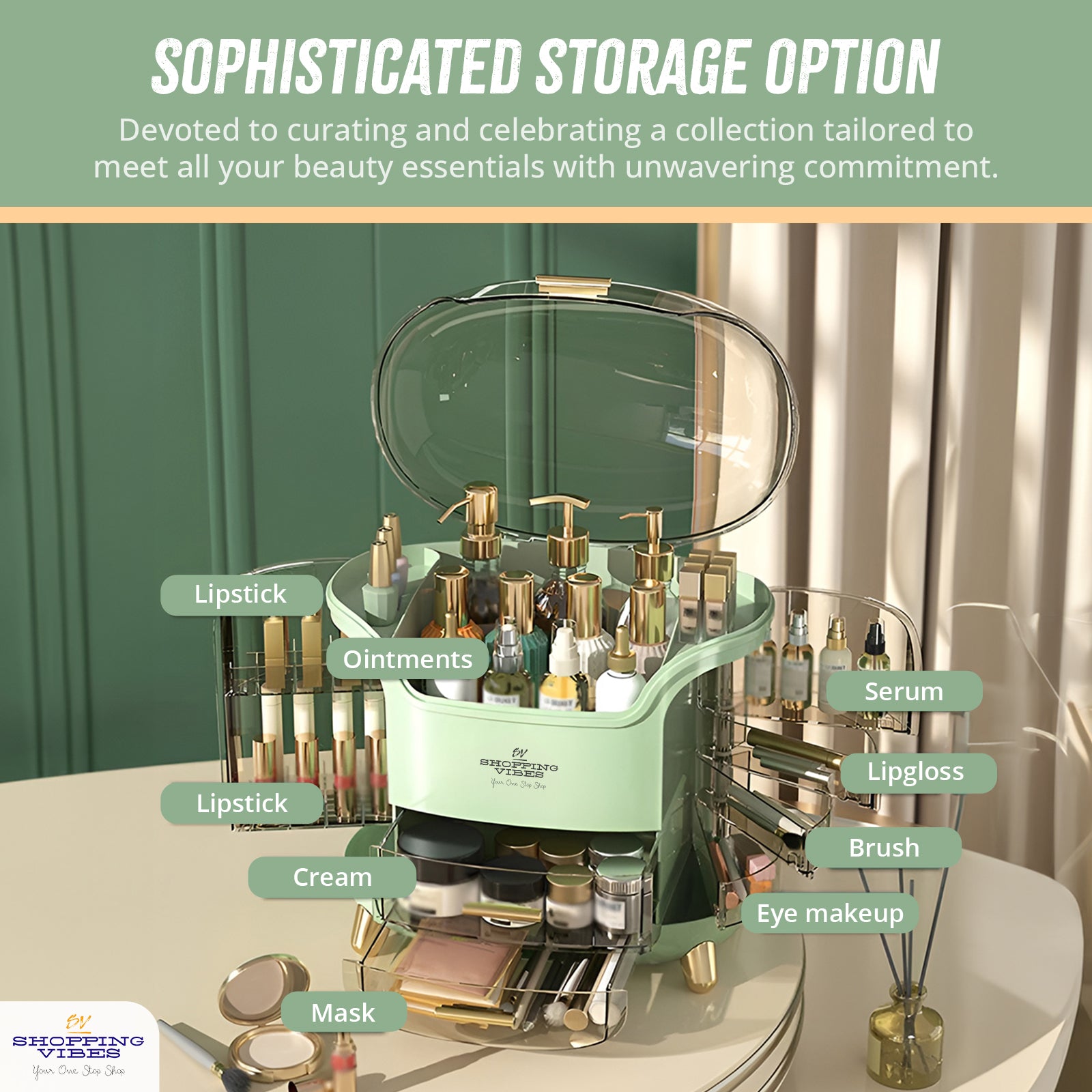 Cosmetics & Makeup Organizer