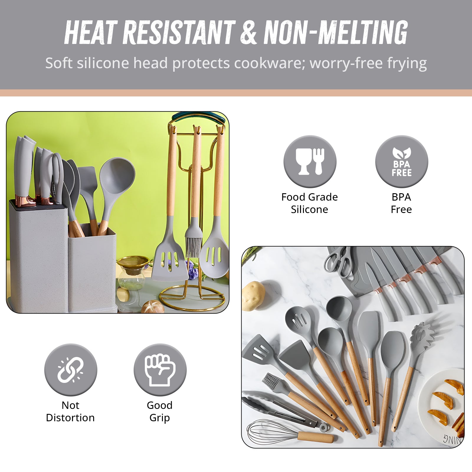 Kitchen Utensils 19 pcs Set