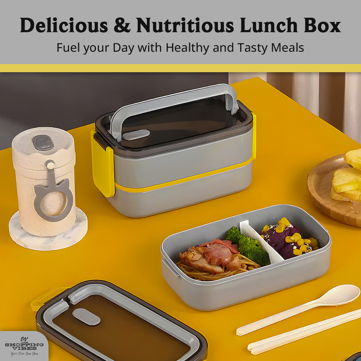 Bento Lunch Box with Bag Set