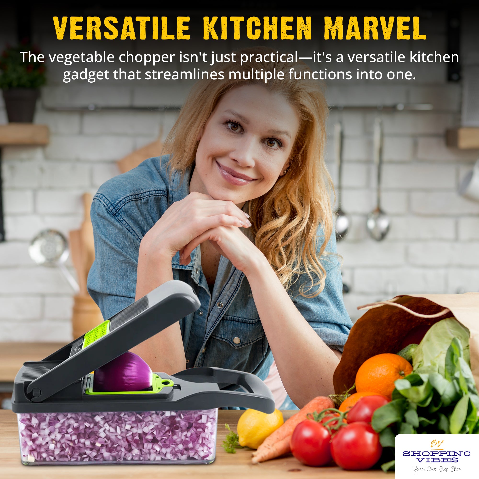 Vegetable Slicer and Chopper