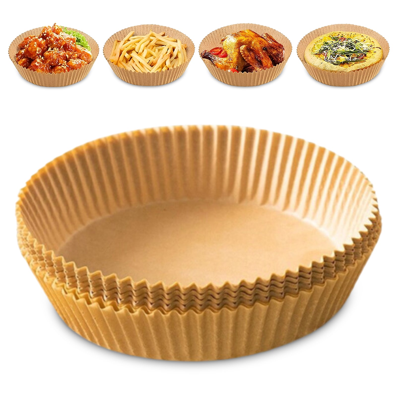 Air Fryer Parchment Papers - Set of 50 pcs