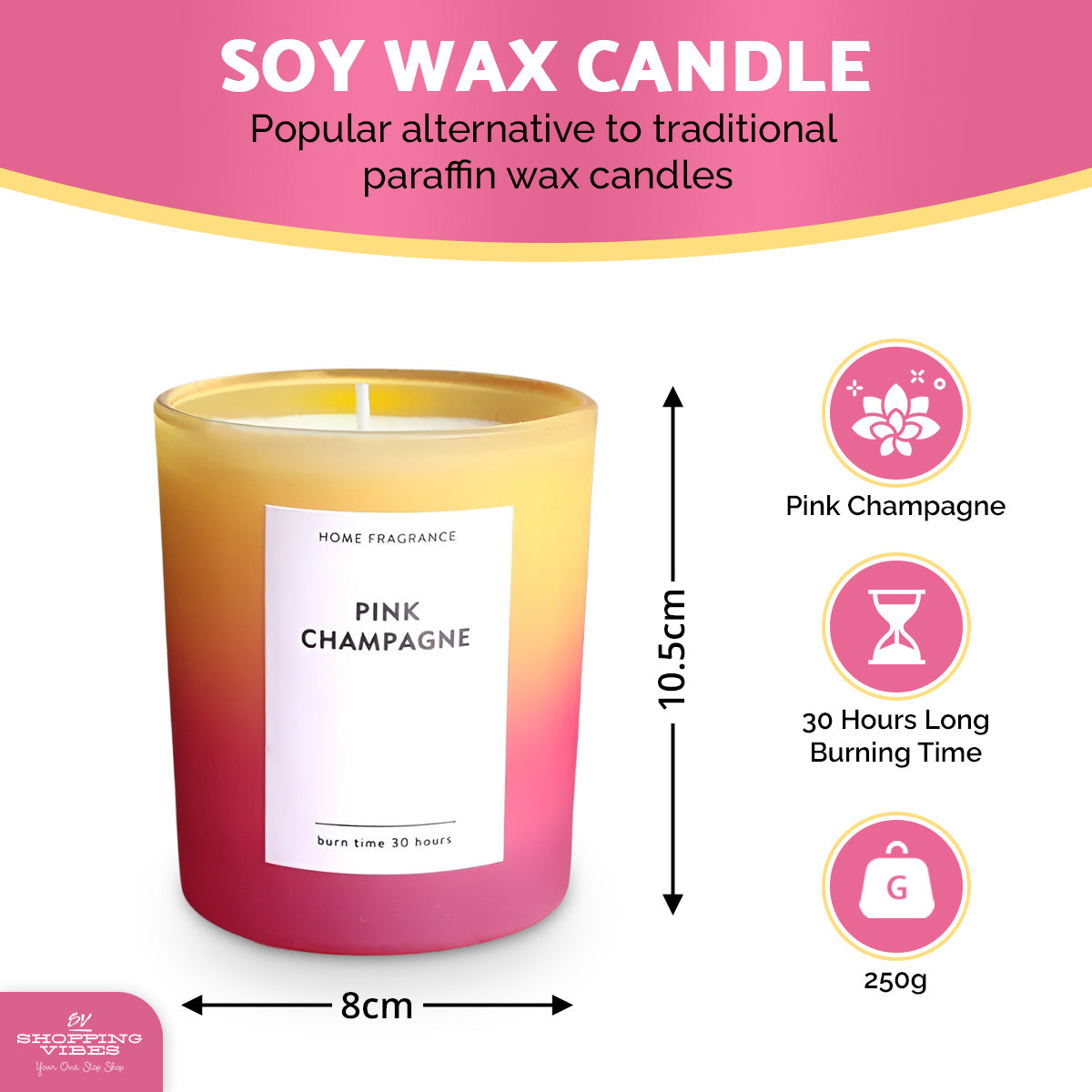 Scented Candles_Pink Champagne & Arabian Nights