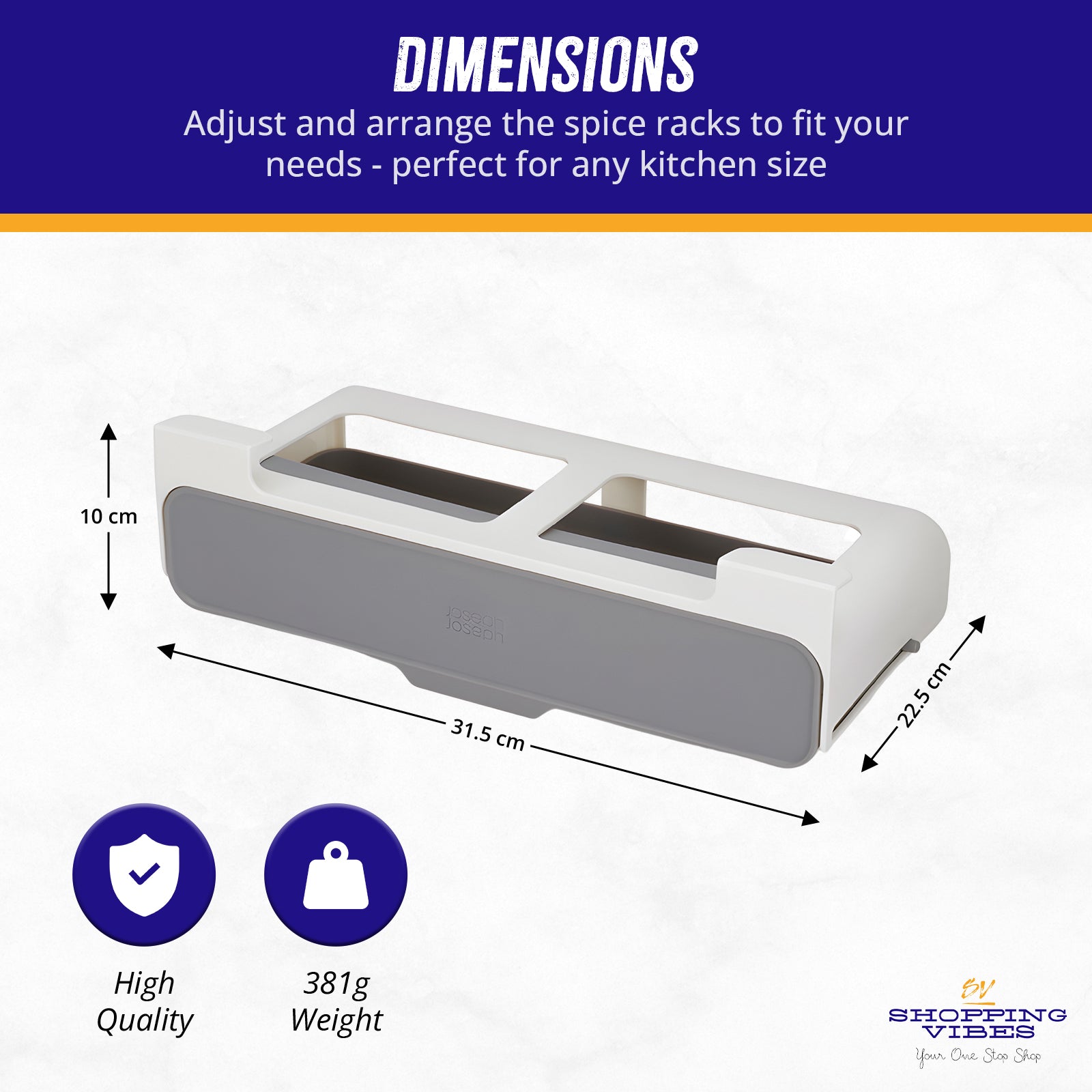 Seasoning Spice Jars Rack