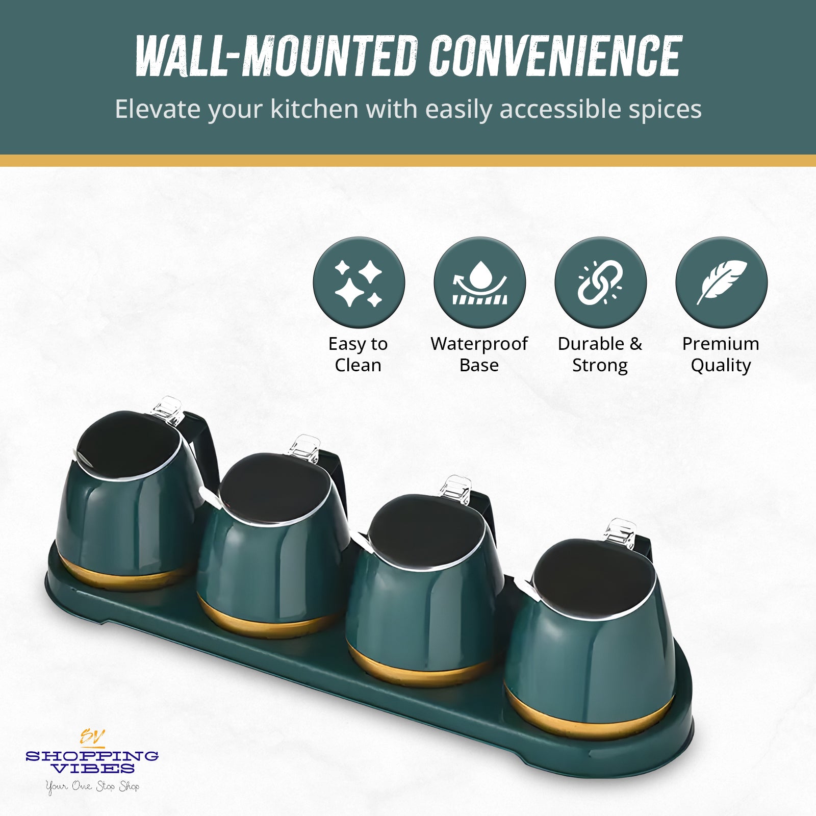 Spices Jars Set with Stand