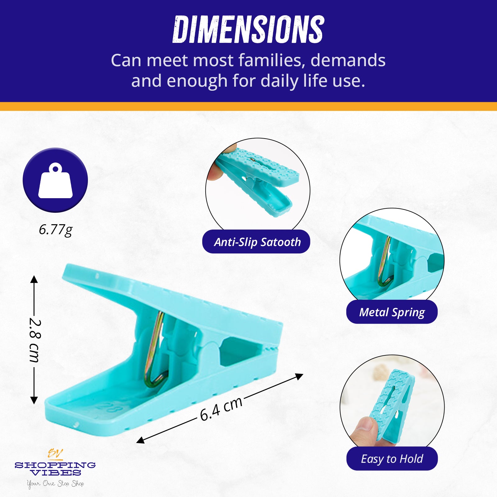 Plastic Clothes Clips_Set of 20