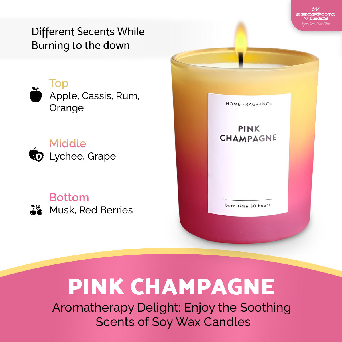 Scented Candles_Pink Champagne & Arabian Nights