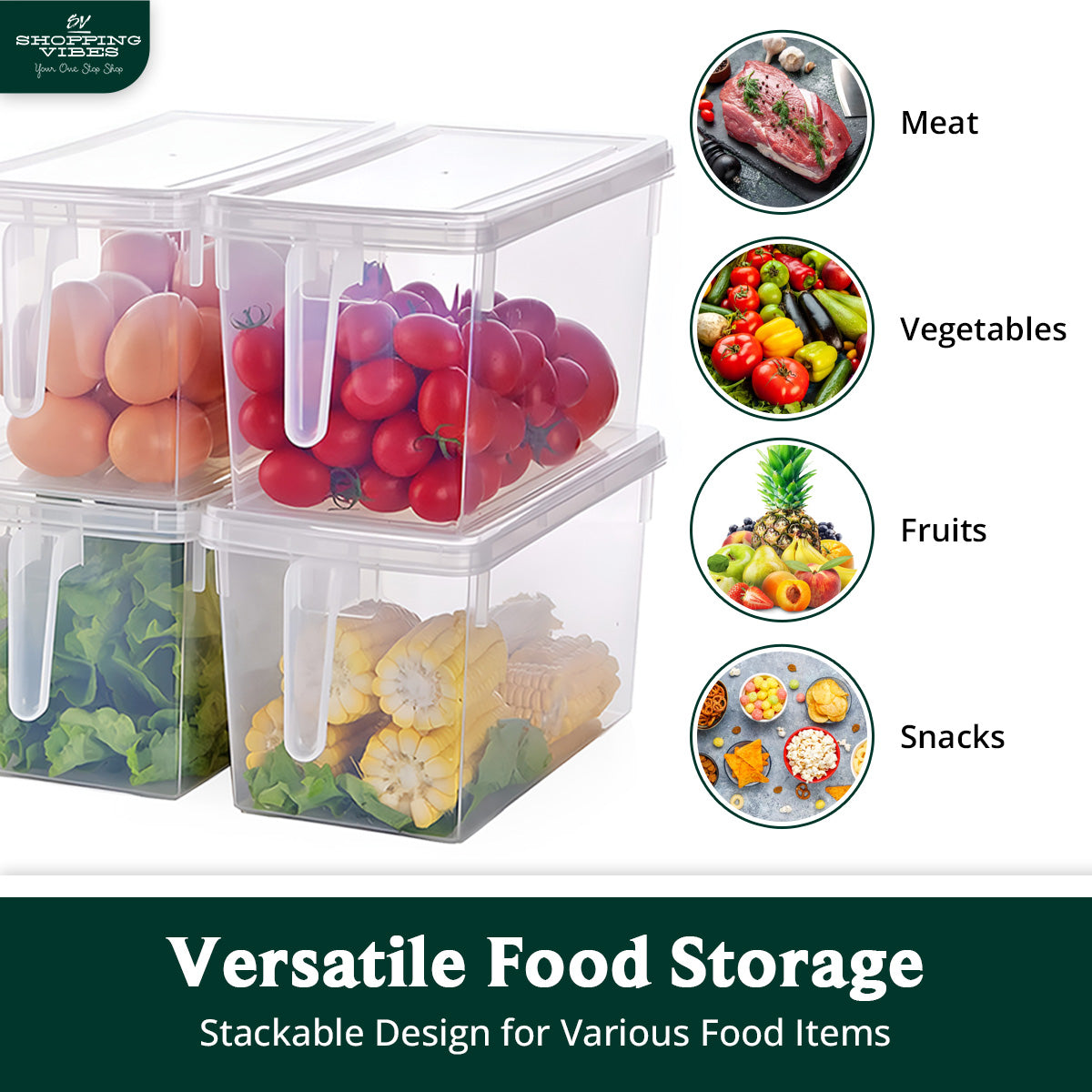 Fridge Storage Organizer_Set of 4