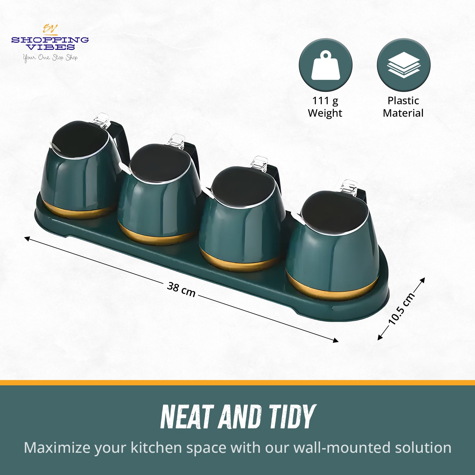 Spices Jars Set with Stand