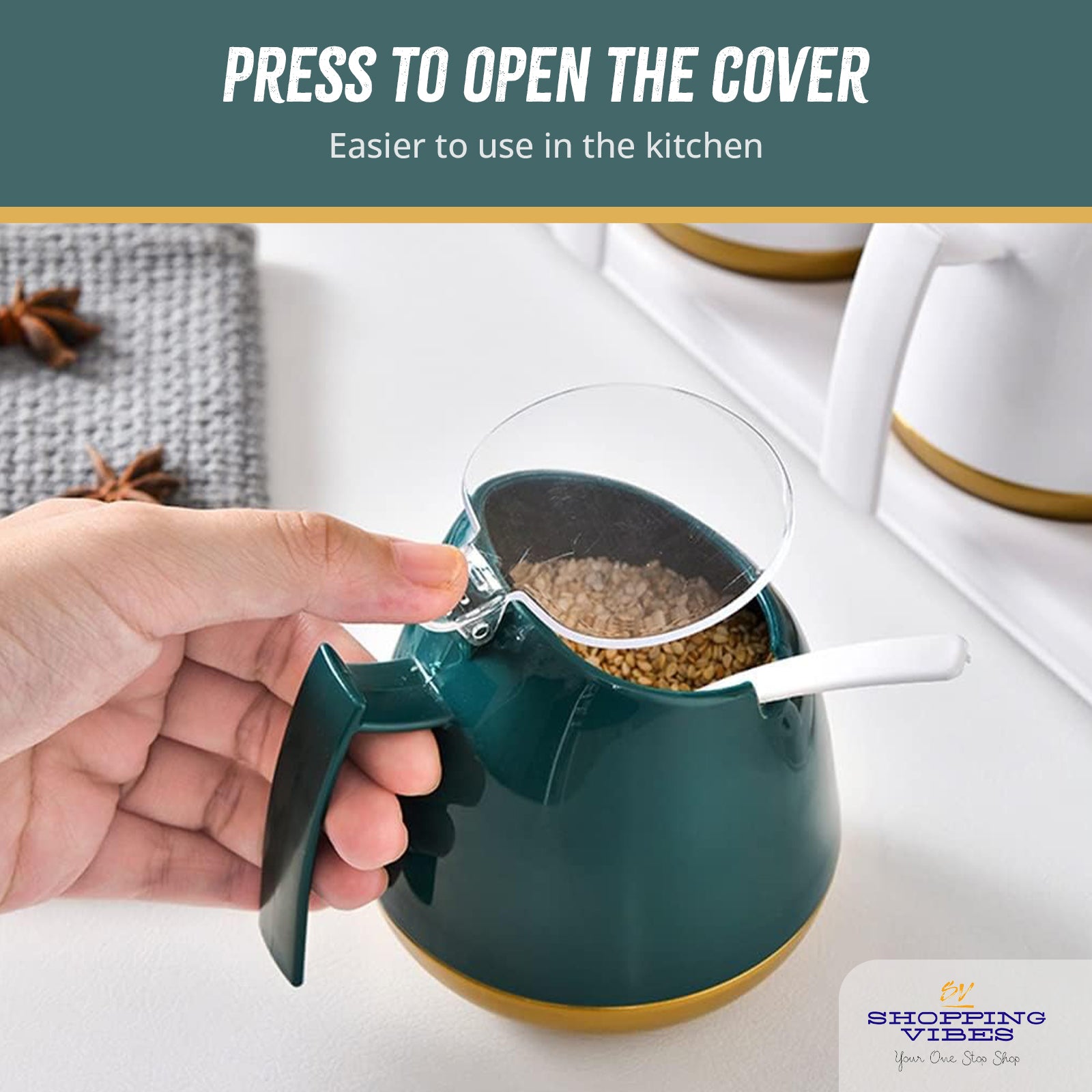 Spices Jars Set with Stand