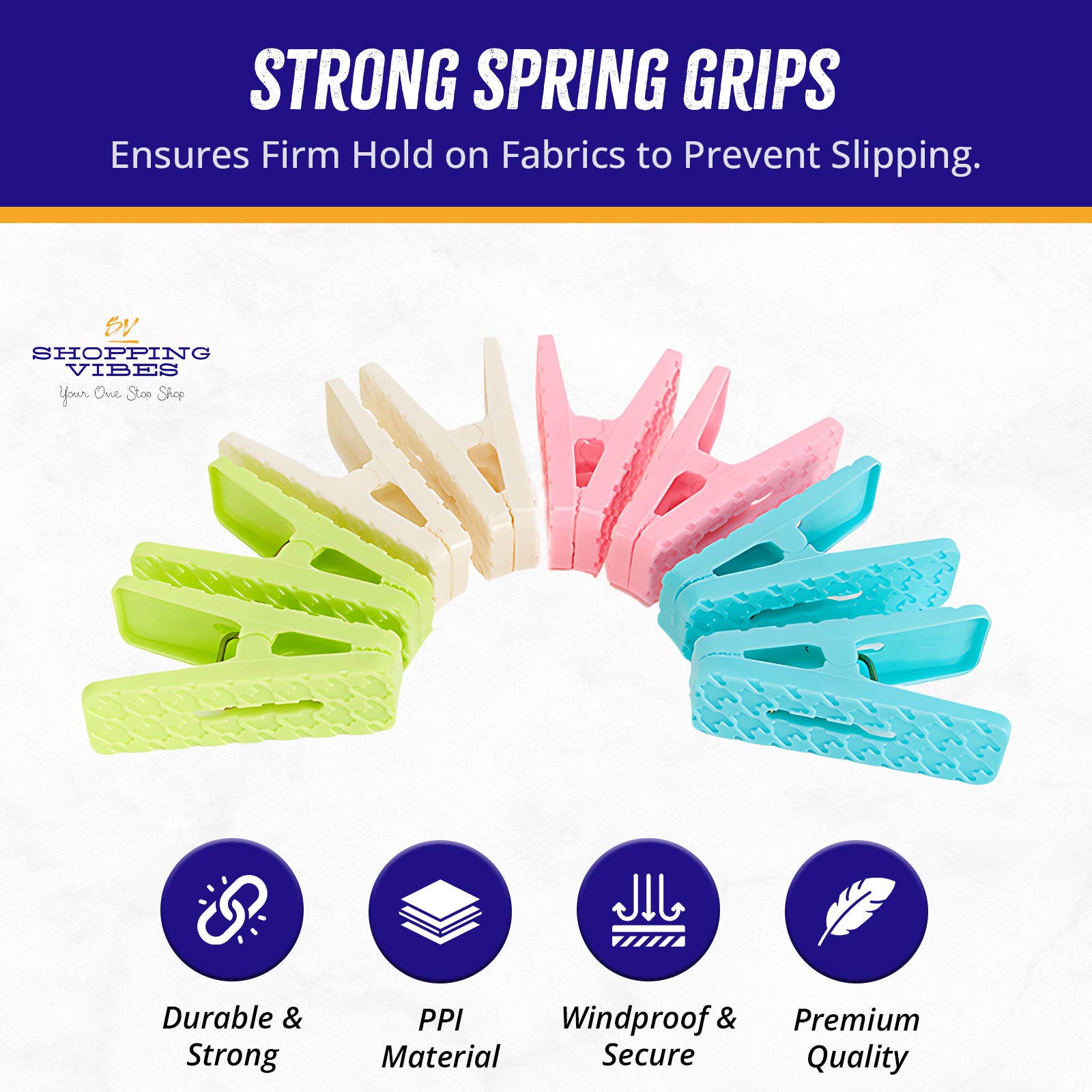 Plastic Clothes Clips_Set of 20