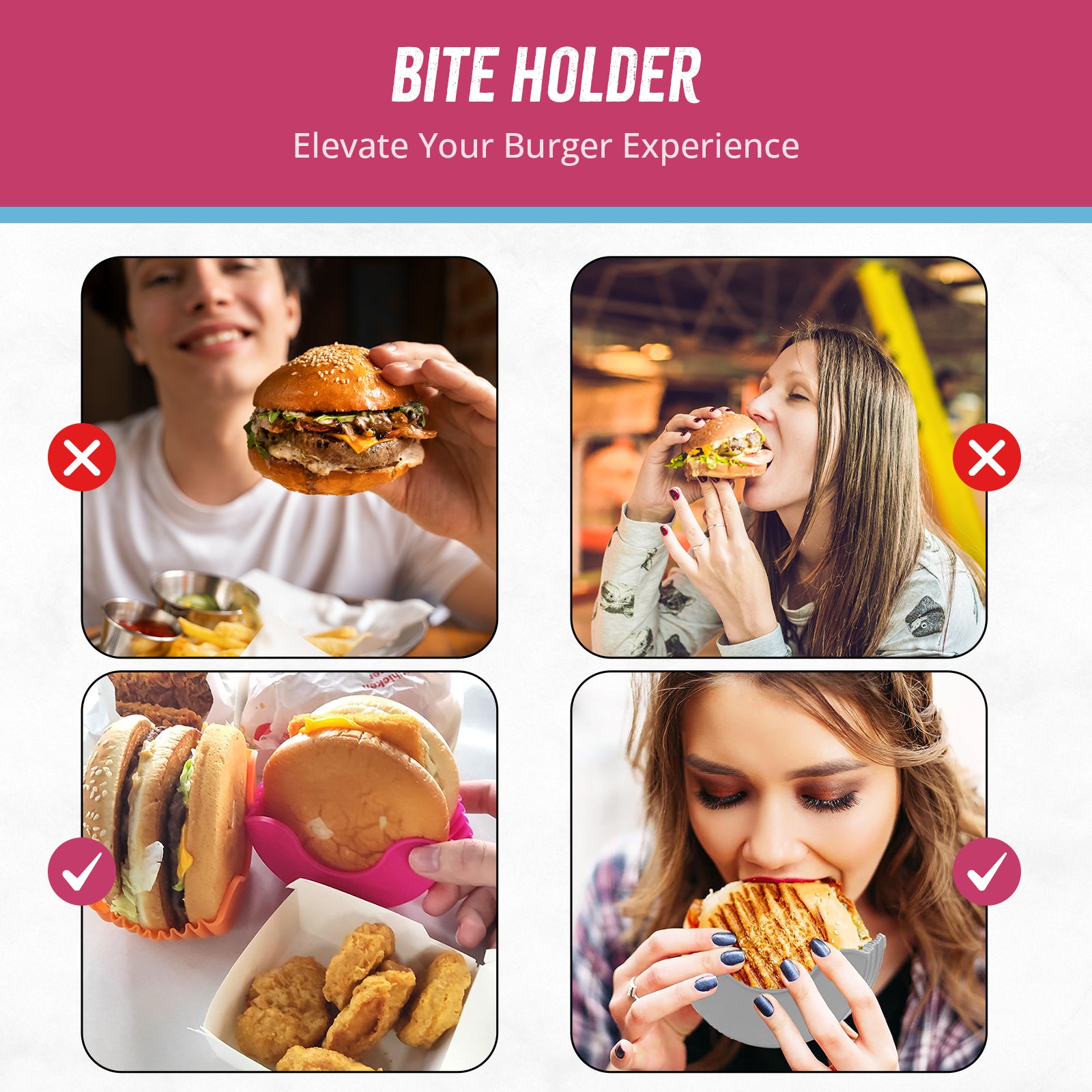 Burger Holder_Set of 4