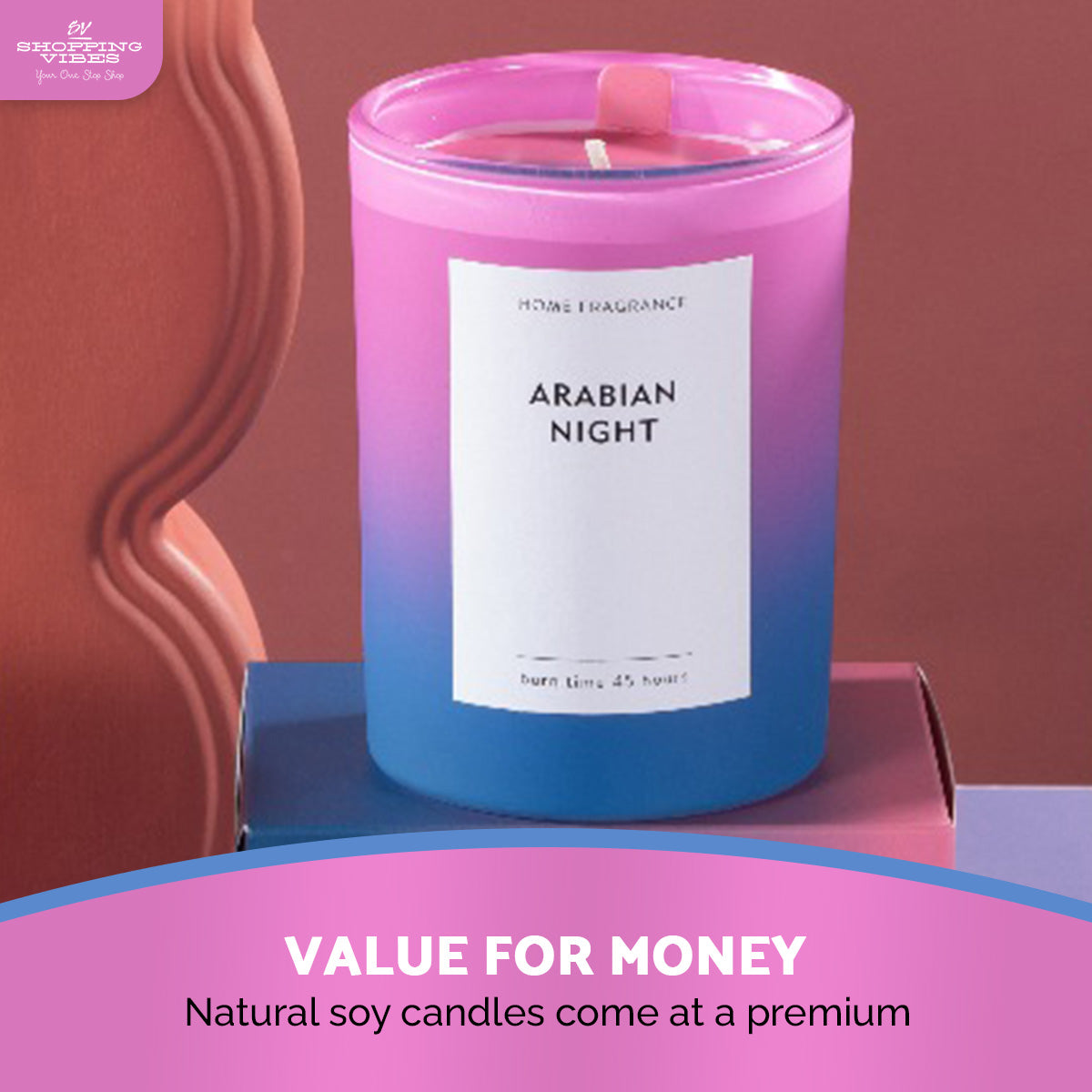 Scented Candles_Pink Champagne & Arabian Nights