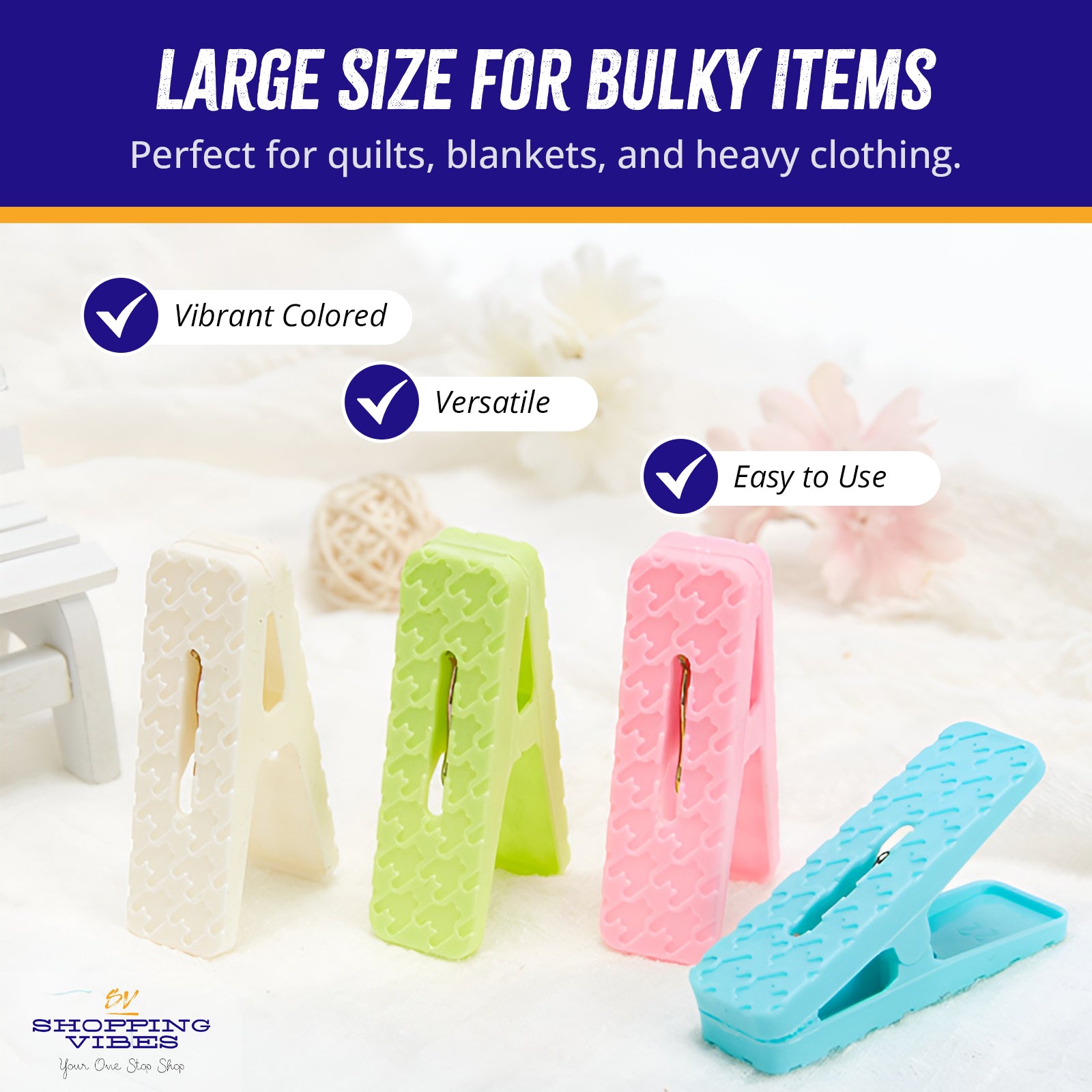 Plastic Clothes Clips_Set of 20