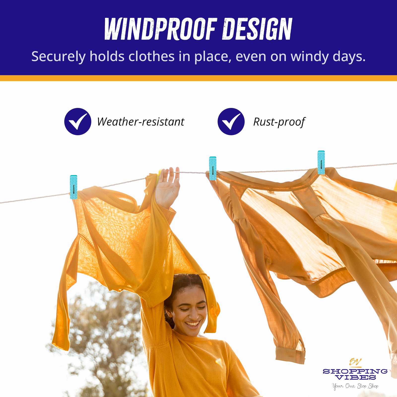 Plastic Clothes Clips_Set of 20