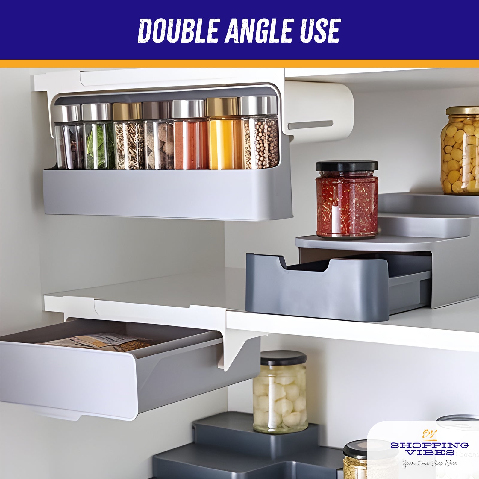 Seasoning Spice Jars Rack