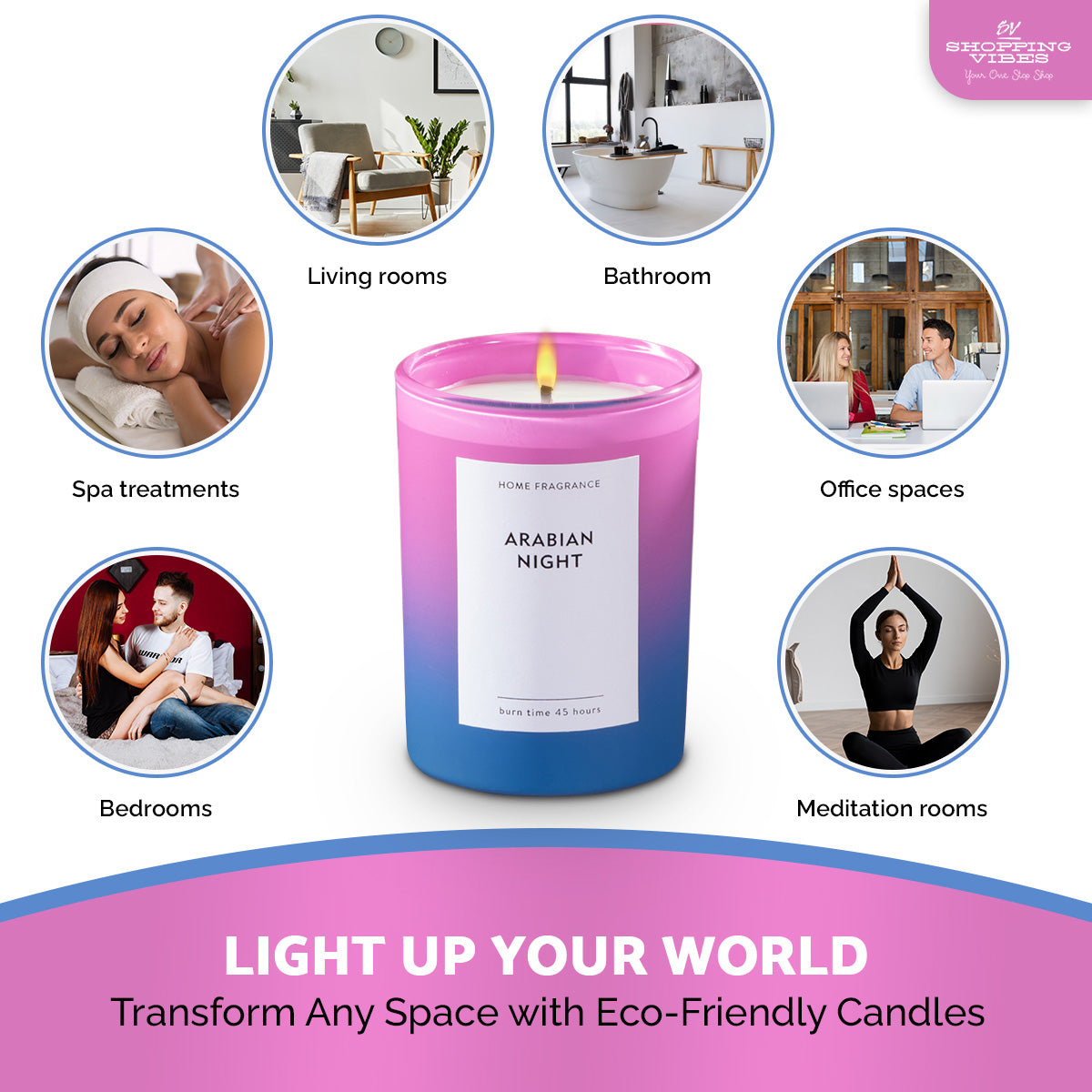 Scented Candles_Pink Champagne & Arabian Nights