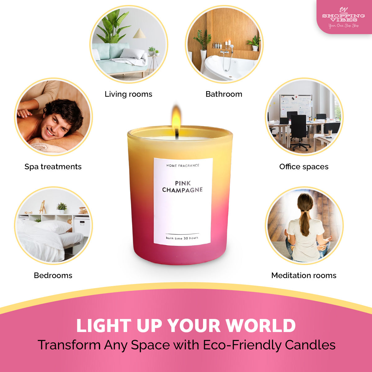 Scented Candles_Pink Champagne & Arabian Nights