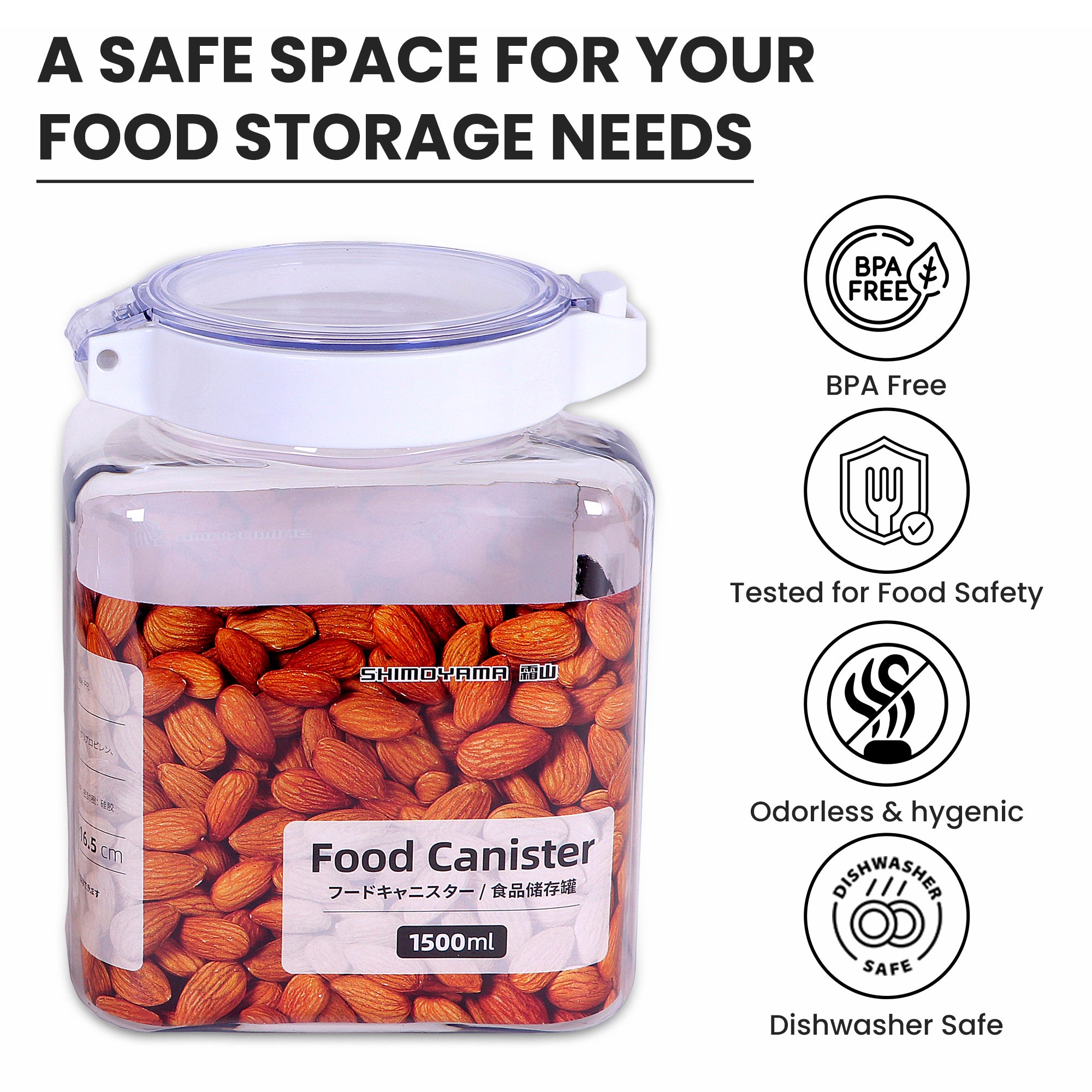 Airtight Canisters Set of 2