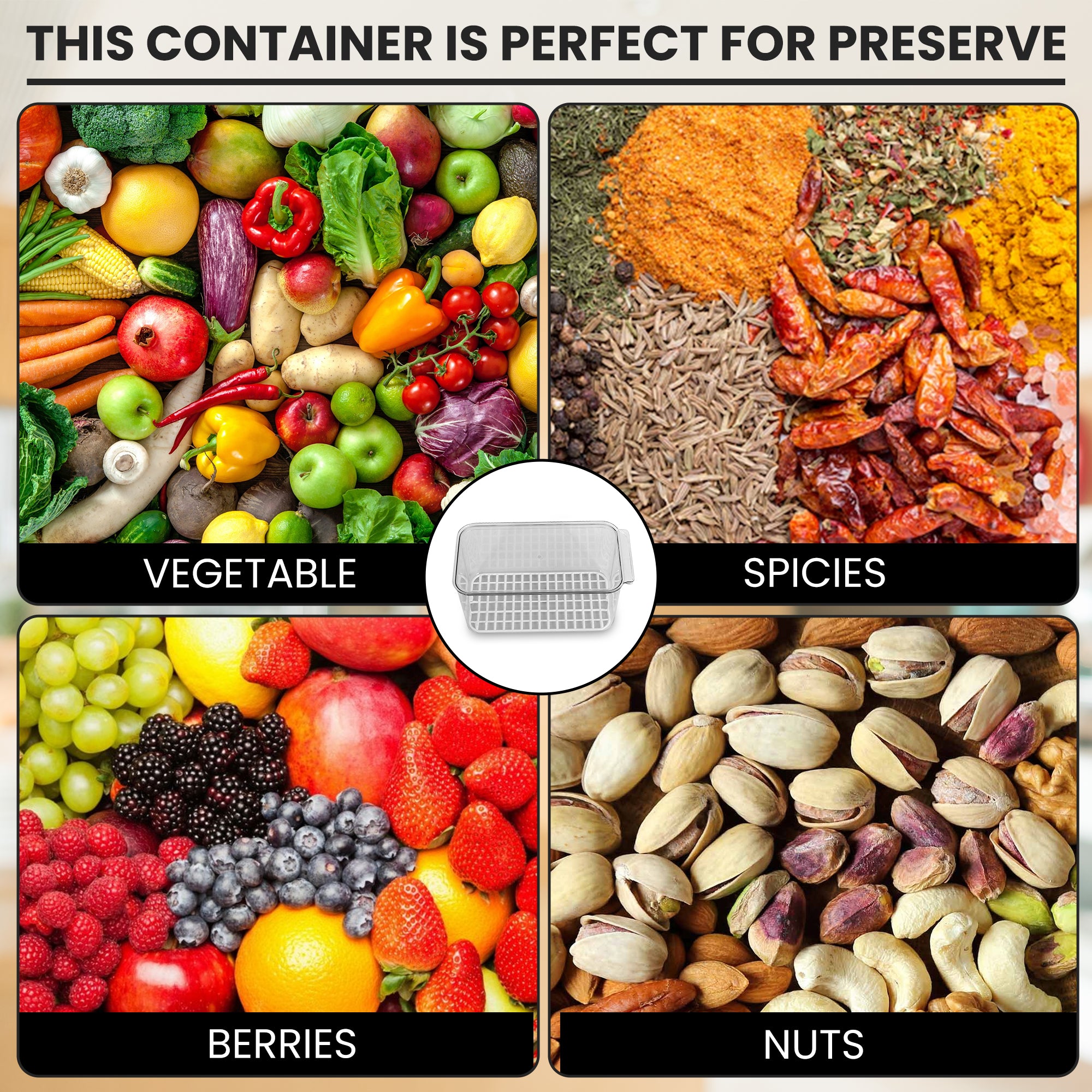 Food Storage Containers with Lid