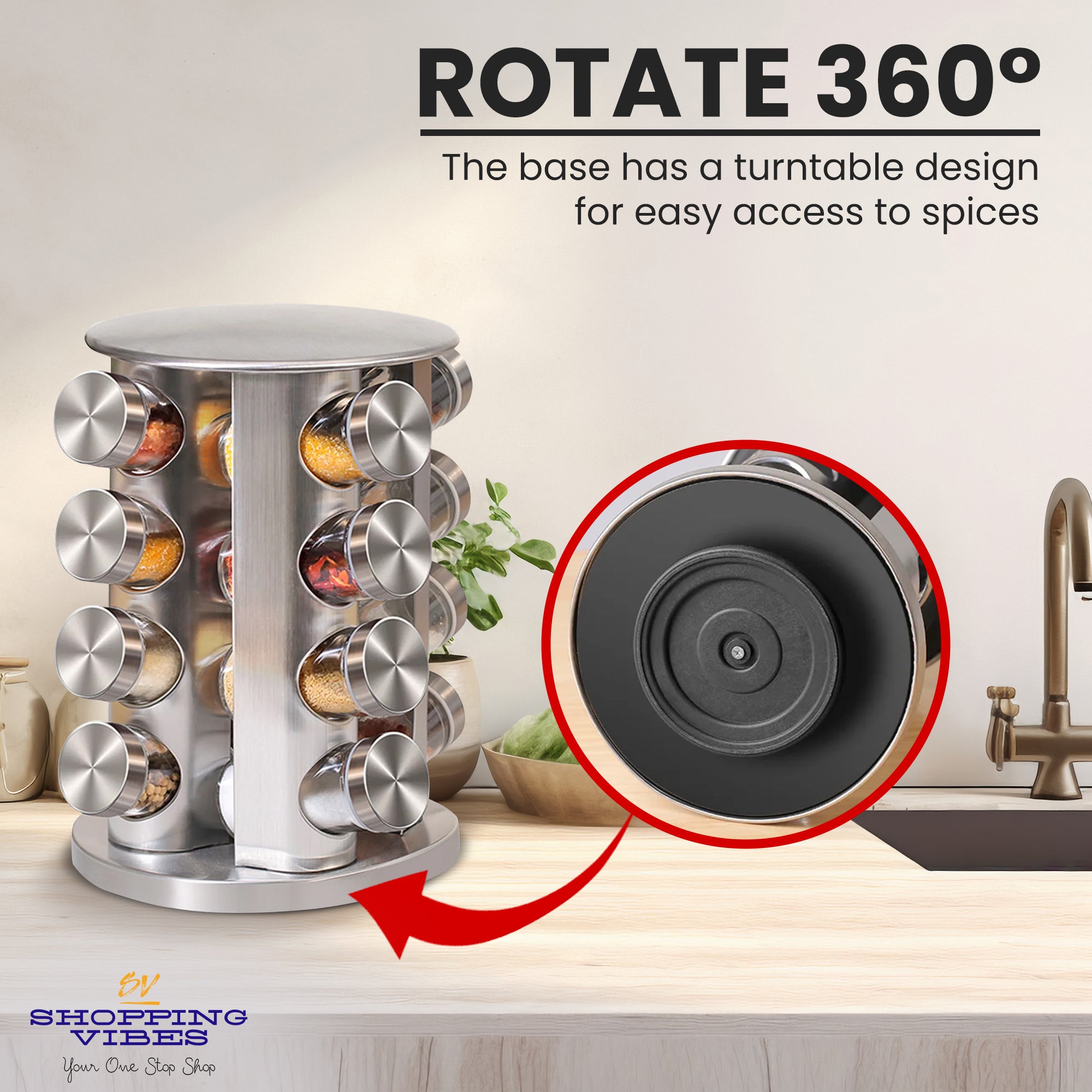 Rotating Spice Jars