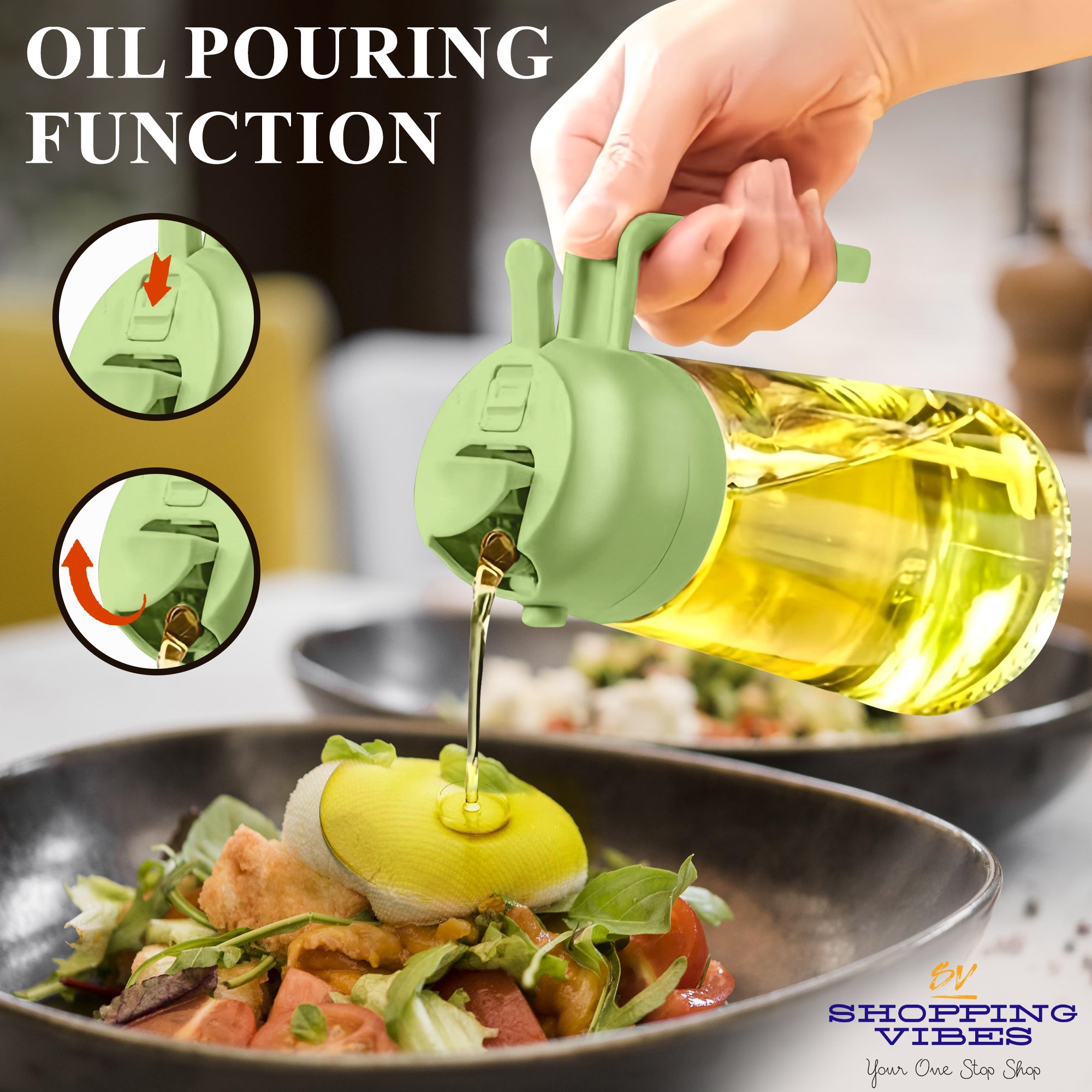 2-in-1 Oil Dispenser and Sprayer