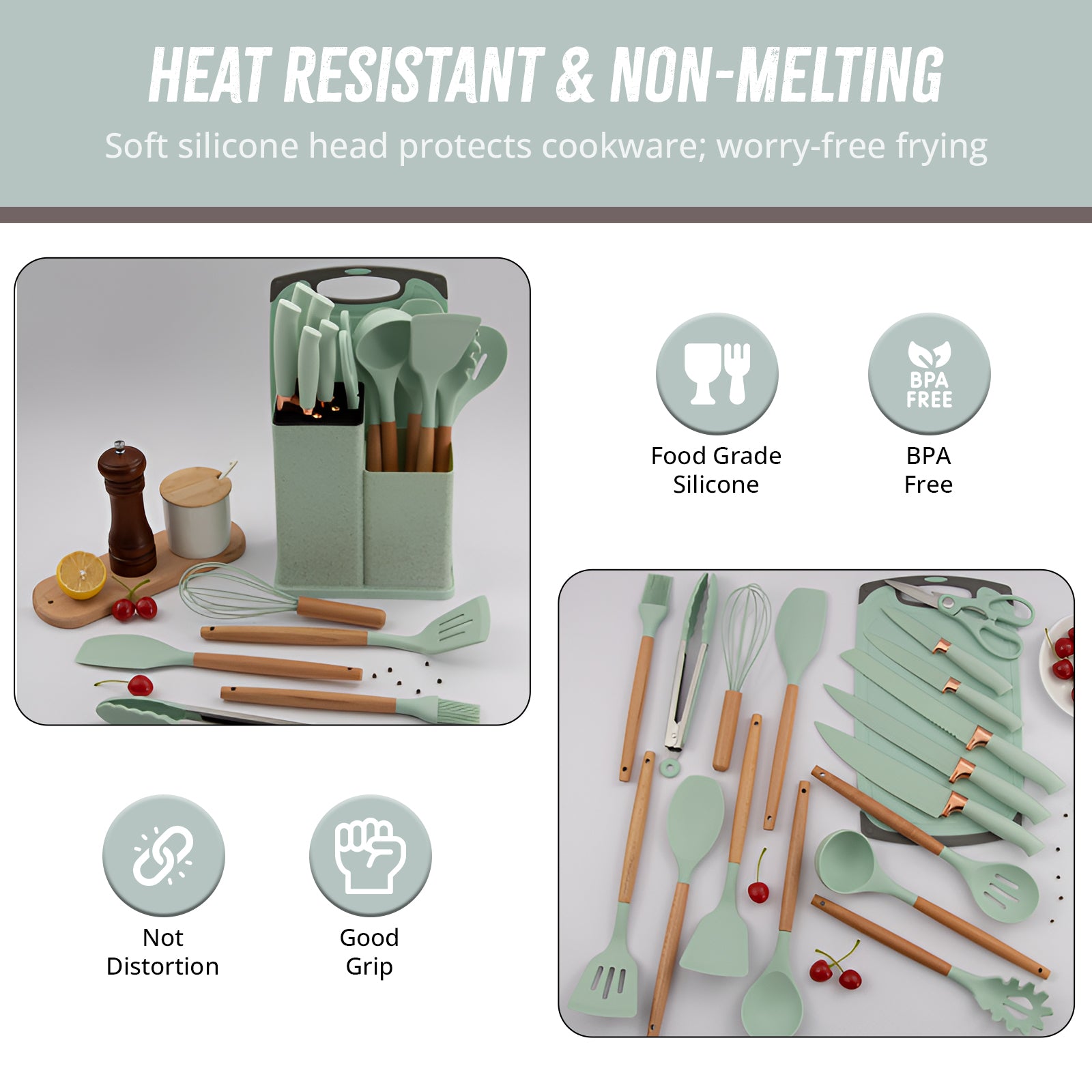 Kitchen Utensils 19 pcs Set