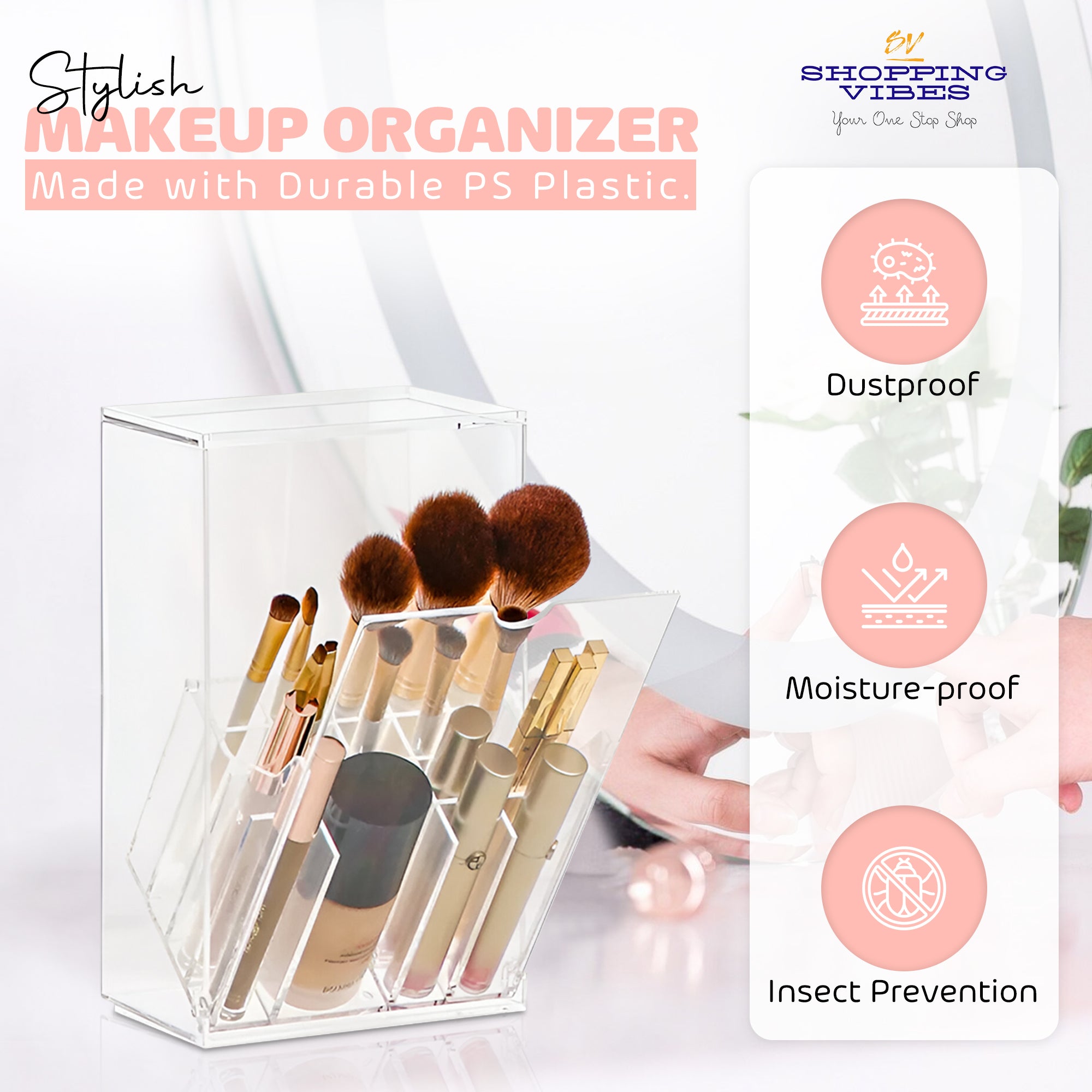 Acrylic Makeup Storage Organizer