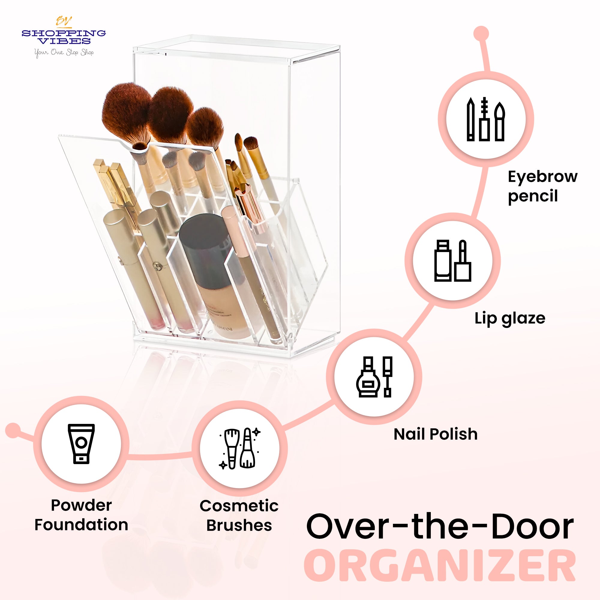 Acrylic Makeup Storage Organizer