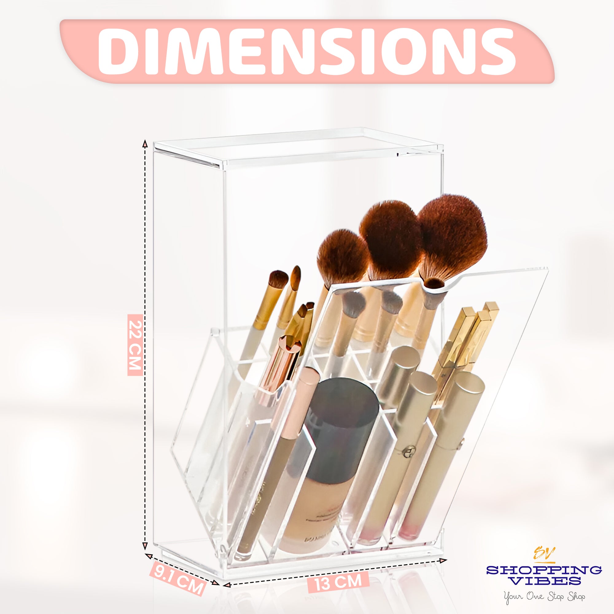 Acrylic Makeup Storage Organizer