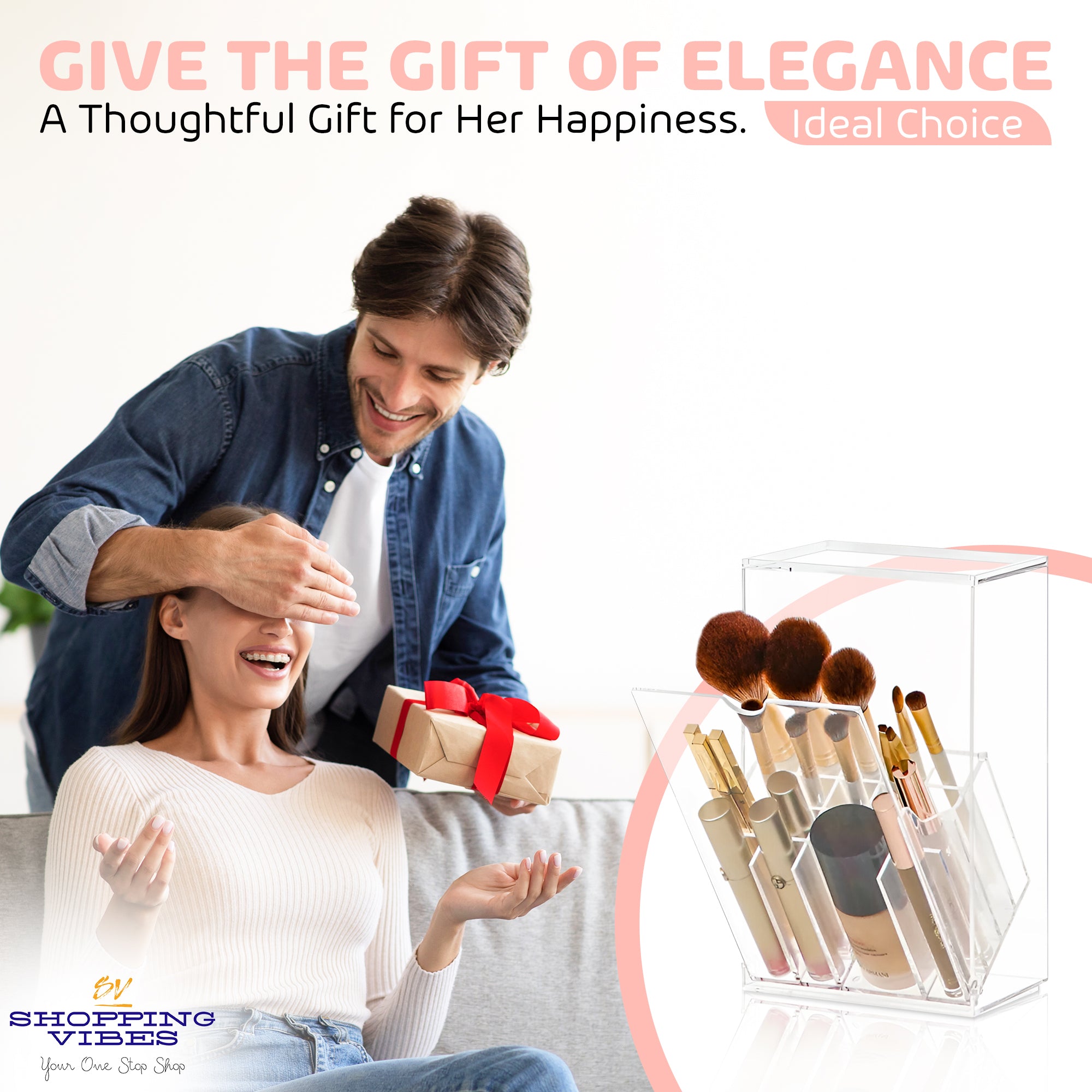 Acrylic Makeup Storage Organizer