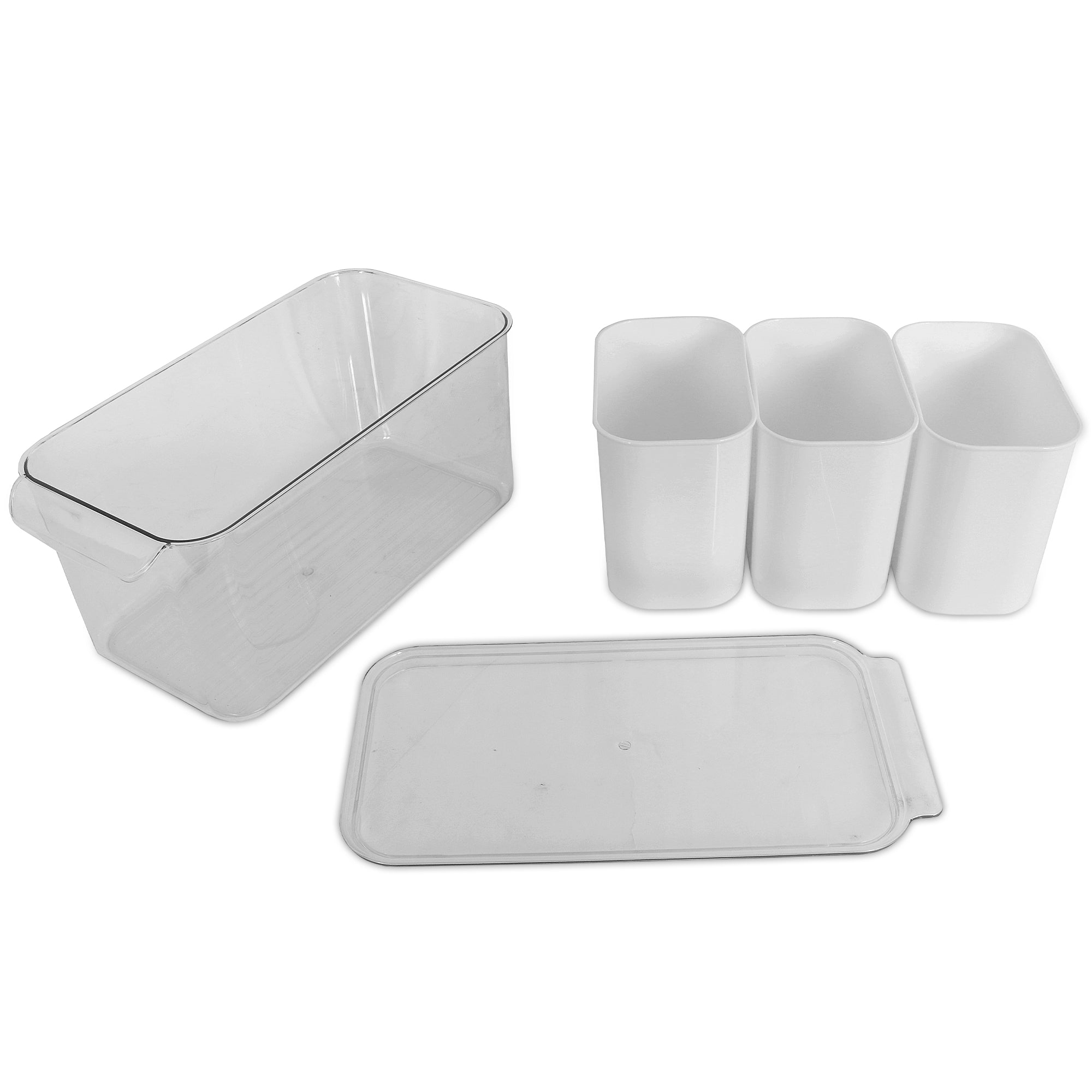 4-in-1 Storage Container with Lid