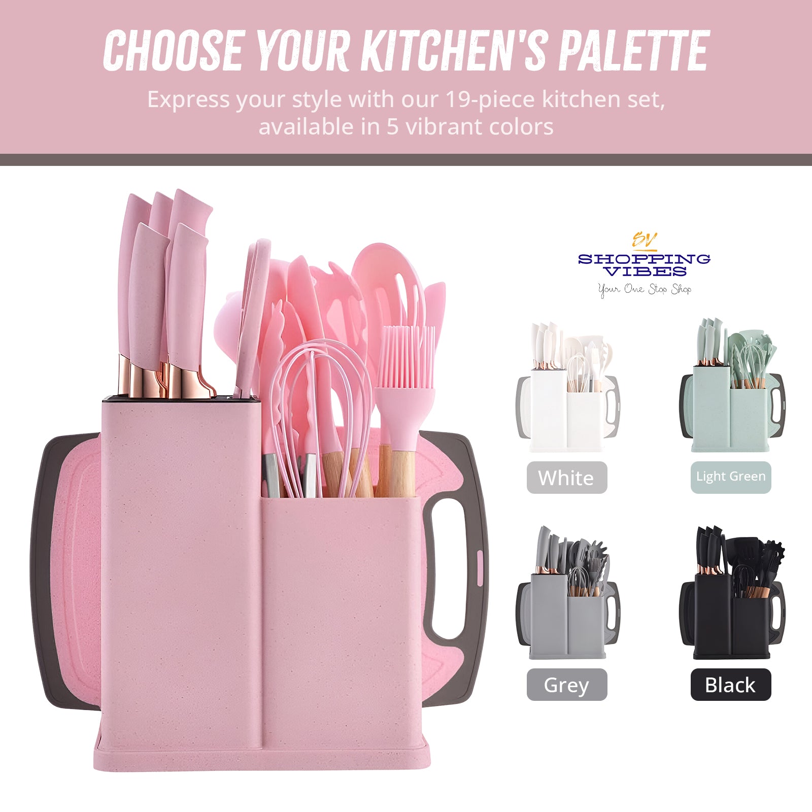 Kitchen Utensils 19 pcs Set