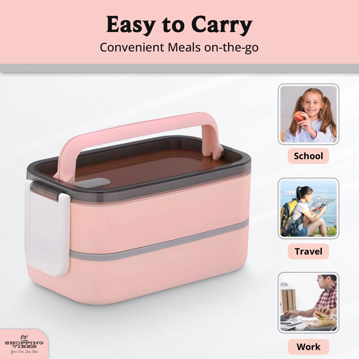 Bento Lunch Box with Bag Set