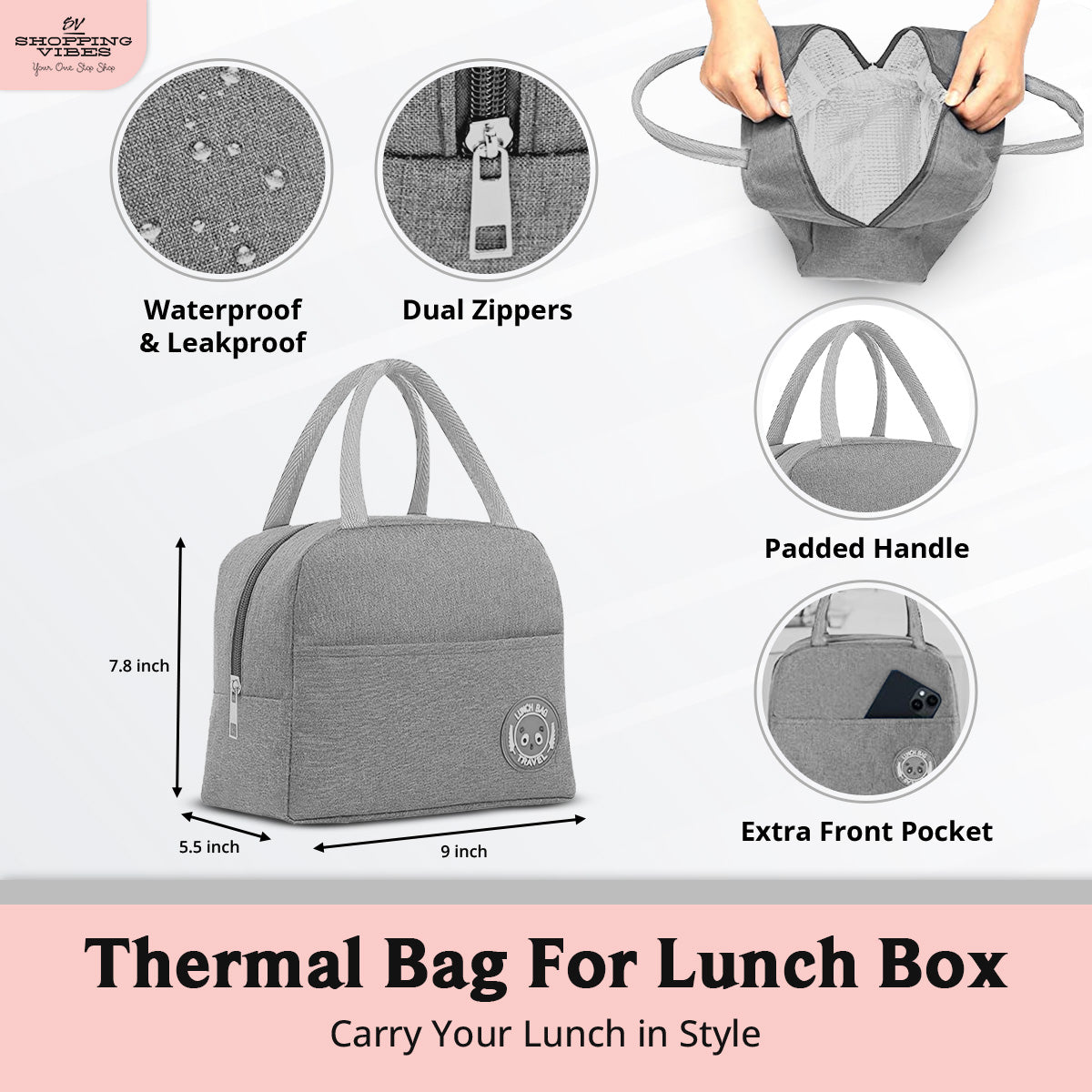 Bento Lunch Box with Bag Set