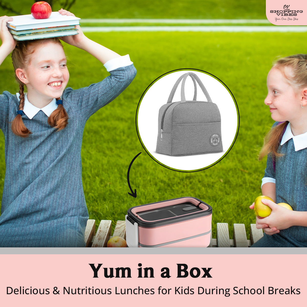 Bento Lunch Box with Bag Set
