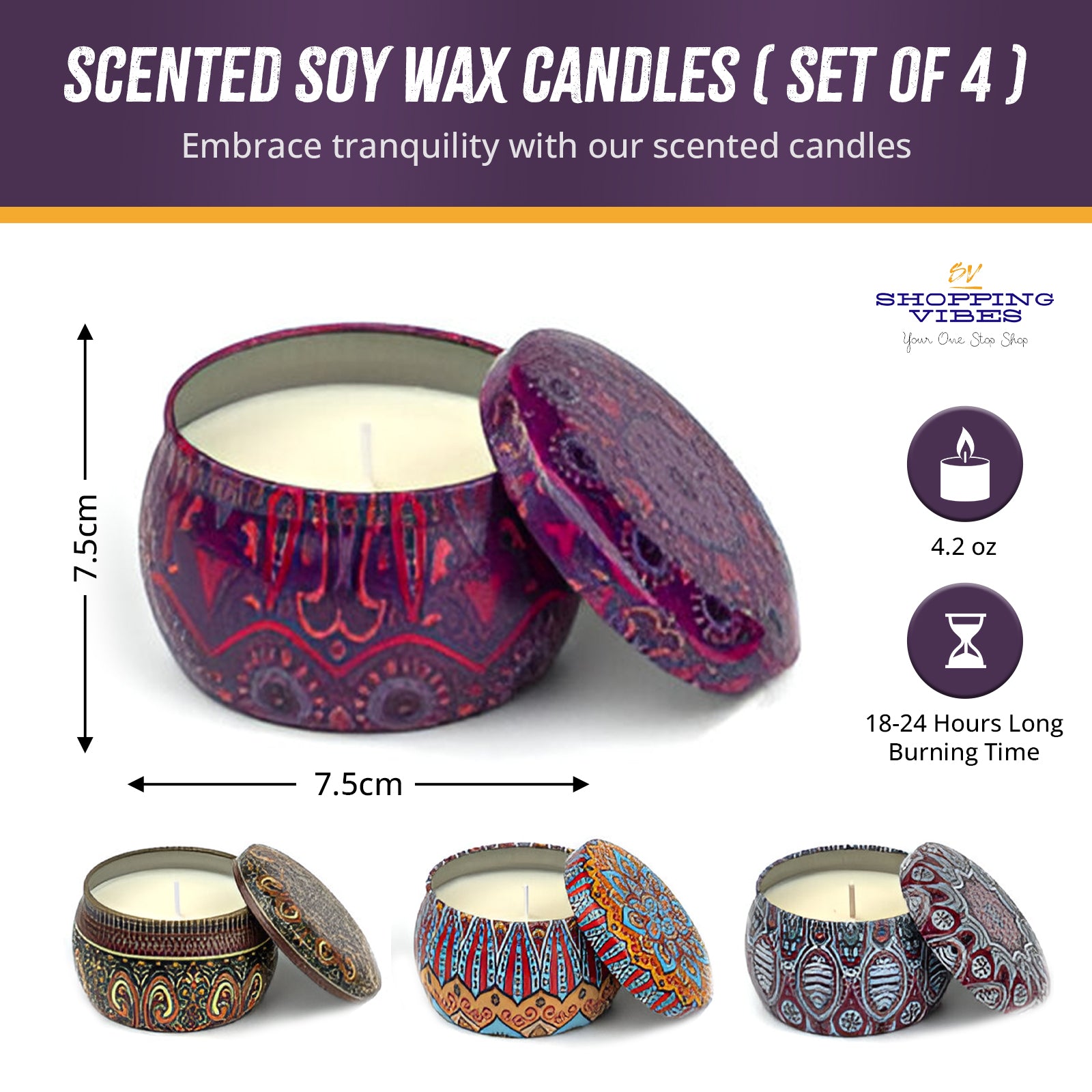 Scented Candles Set