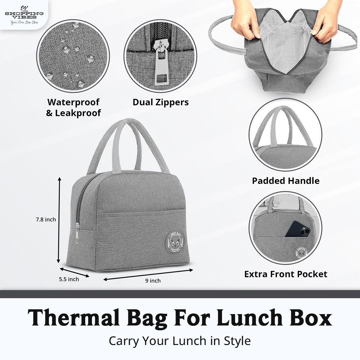 Bento Lunch Box with Bag Set