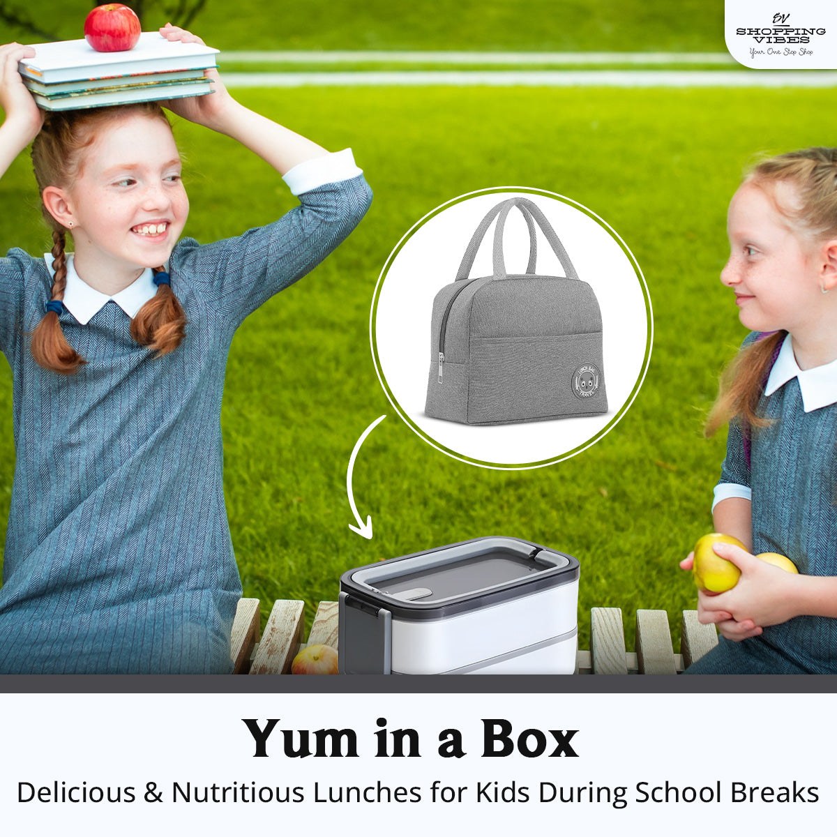 Bento Lunch Box with Bag Set