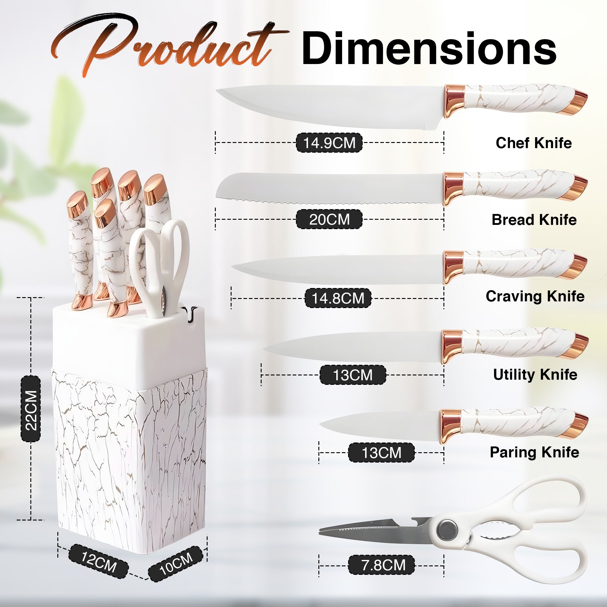 7pcs Knives Set