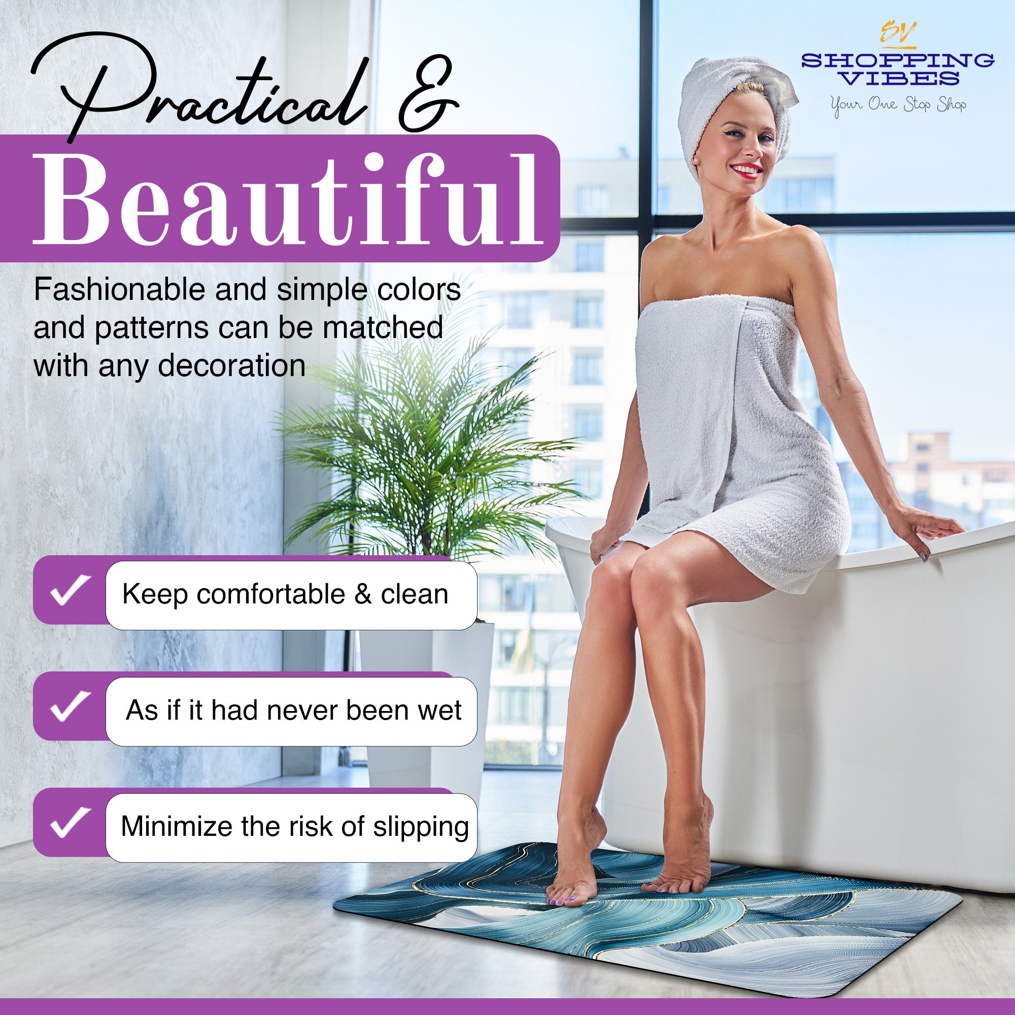 Bath & Kitchen Mat - JY Series