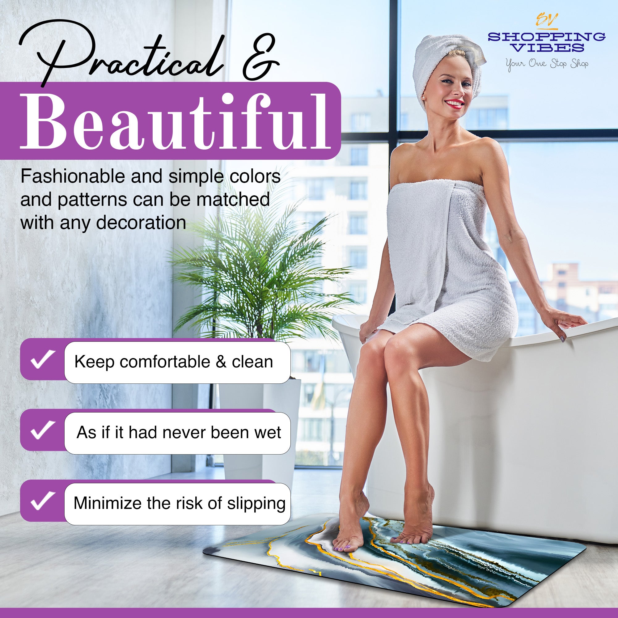 Bath & Kitchen Mat - WL Series